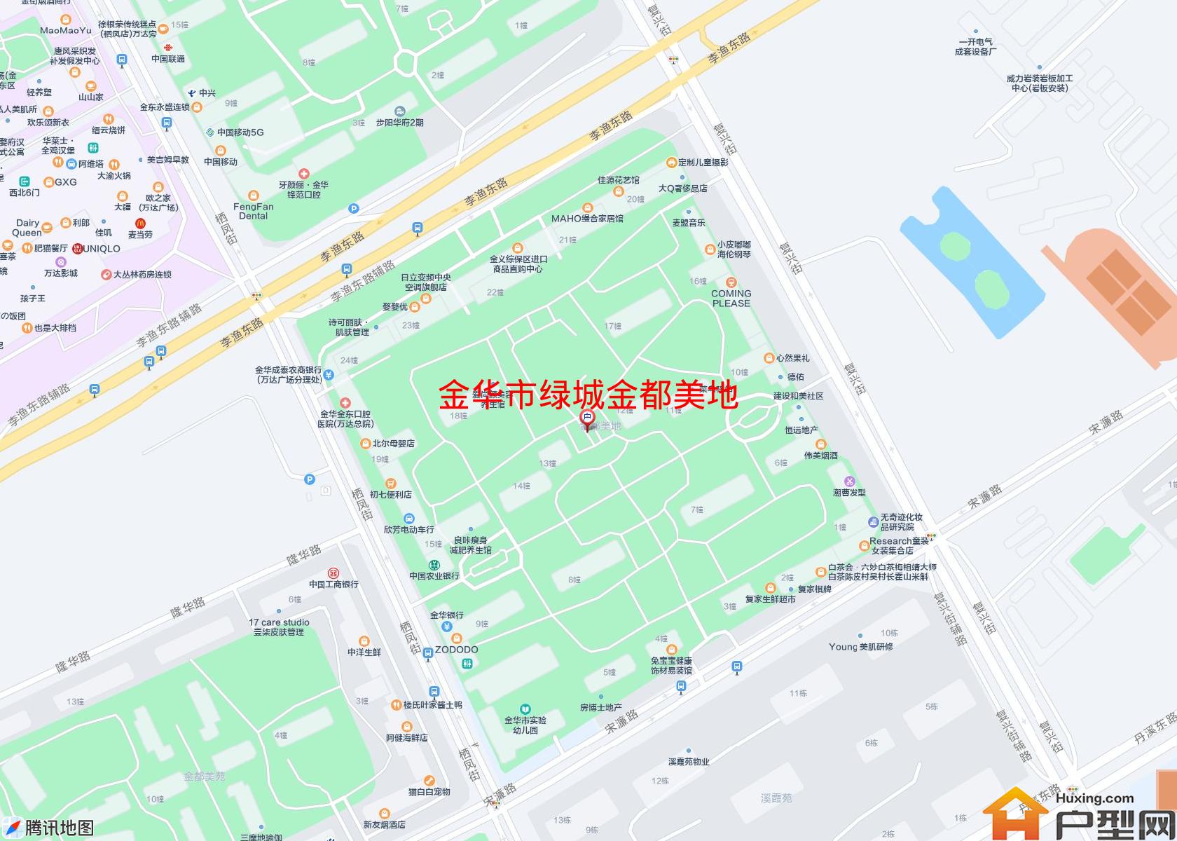 绿城金都美地小区 - 户型网