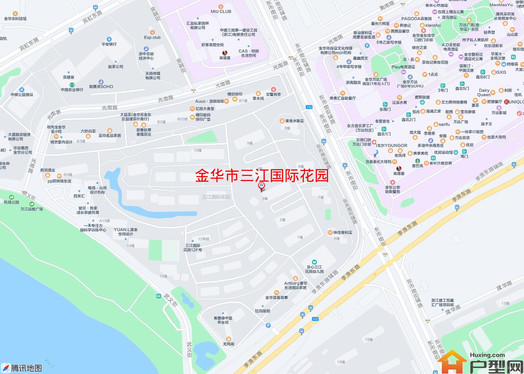 三江国际花园小区 - 户型网