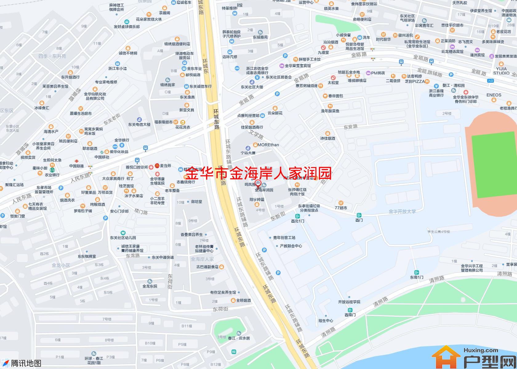 金海岸人家润园小区 - 户型网