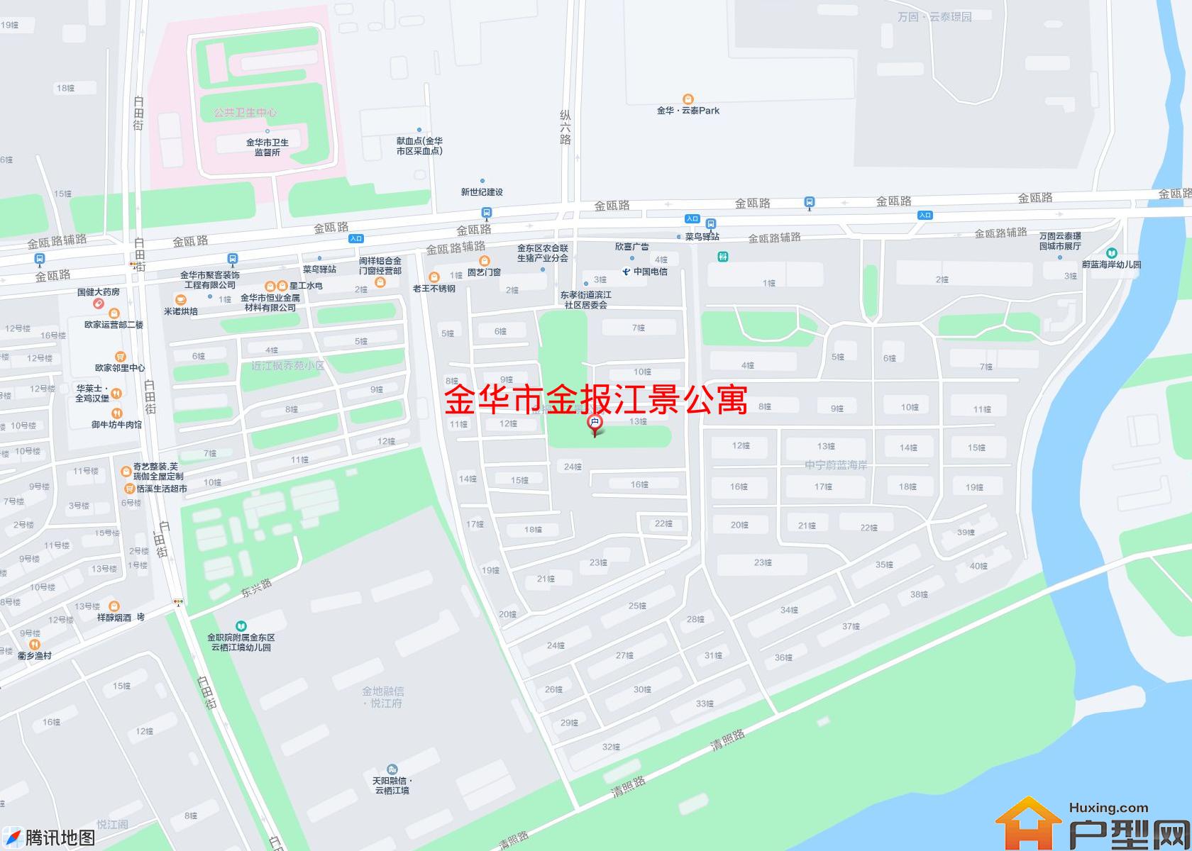金报江景公寓小区 - 户型网