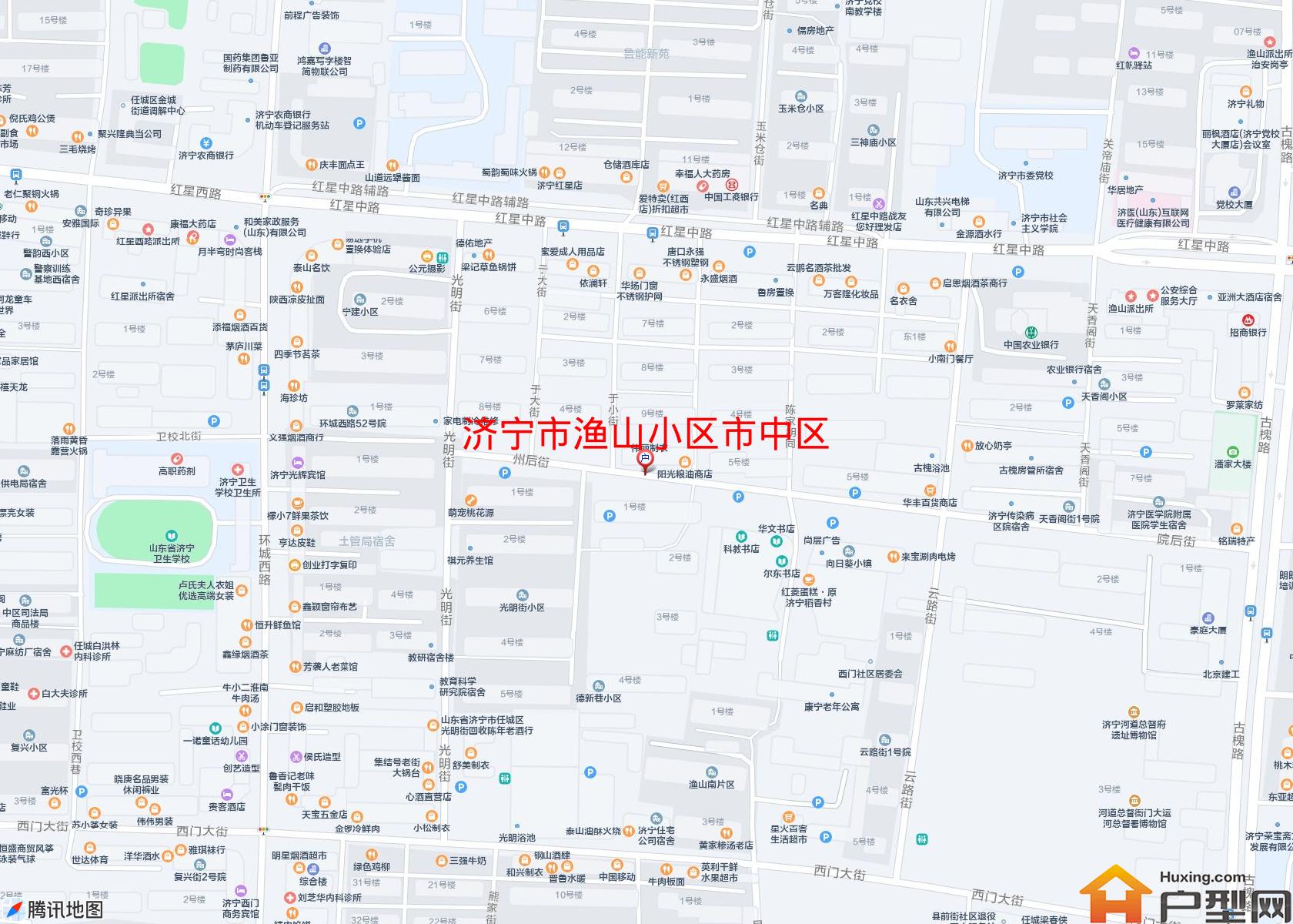 渔山小区市中区小区 - 户型网
