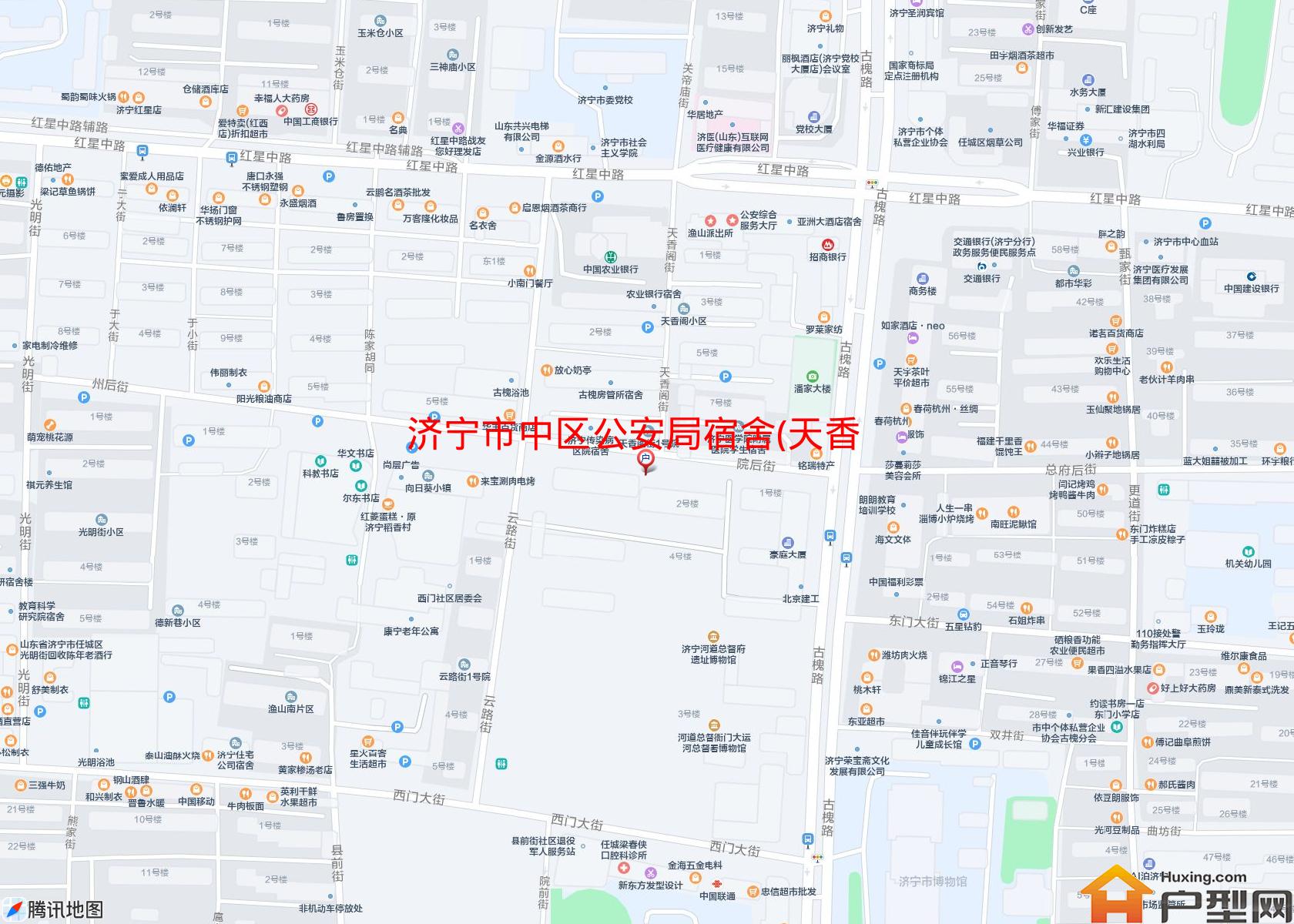 中区公安局宿舍(天香阁街)小区 - 户型网