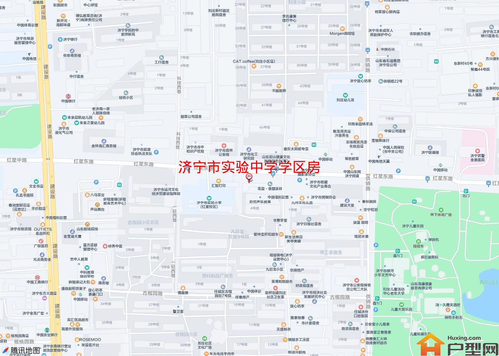 实验中学学区房小区 - 户型网