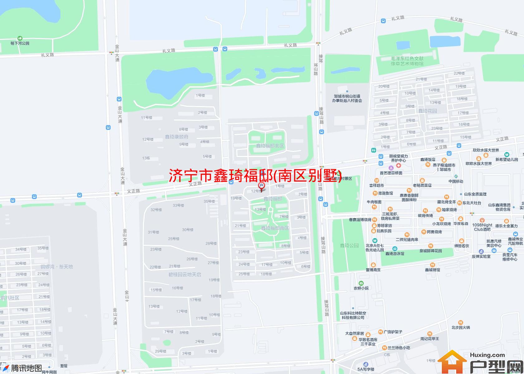 鑫琦福邸(南区别墅)小区 - 户型网
