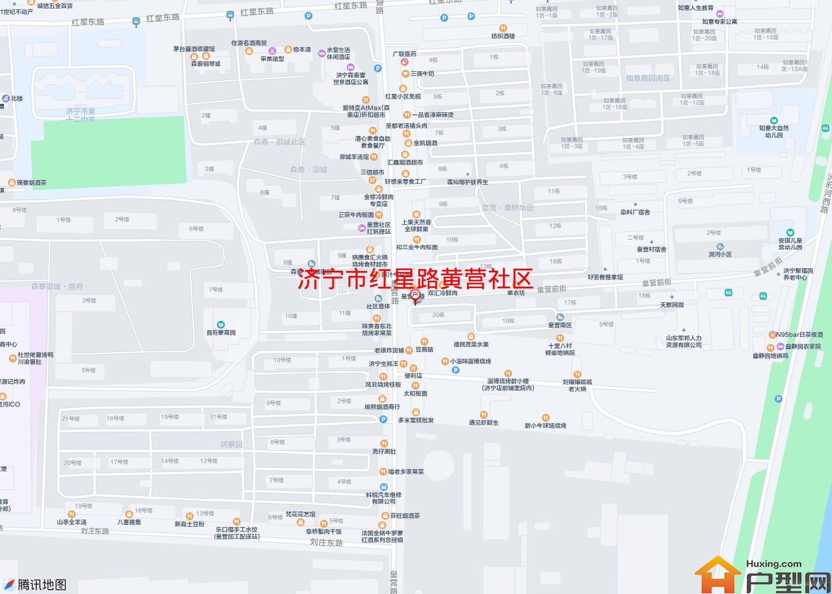 红星路黄营社区小区 - 户型网