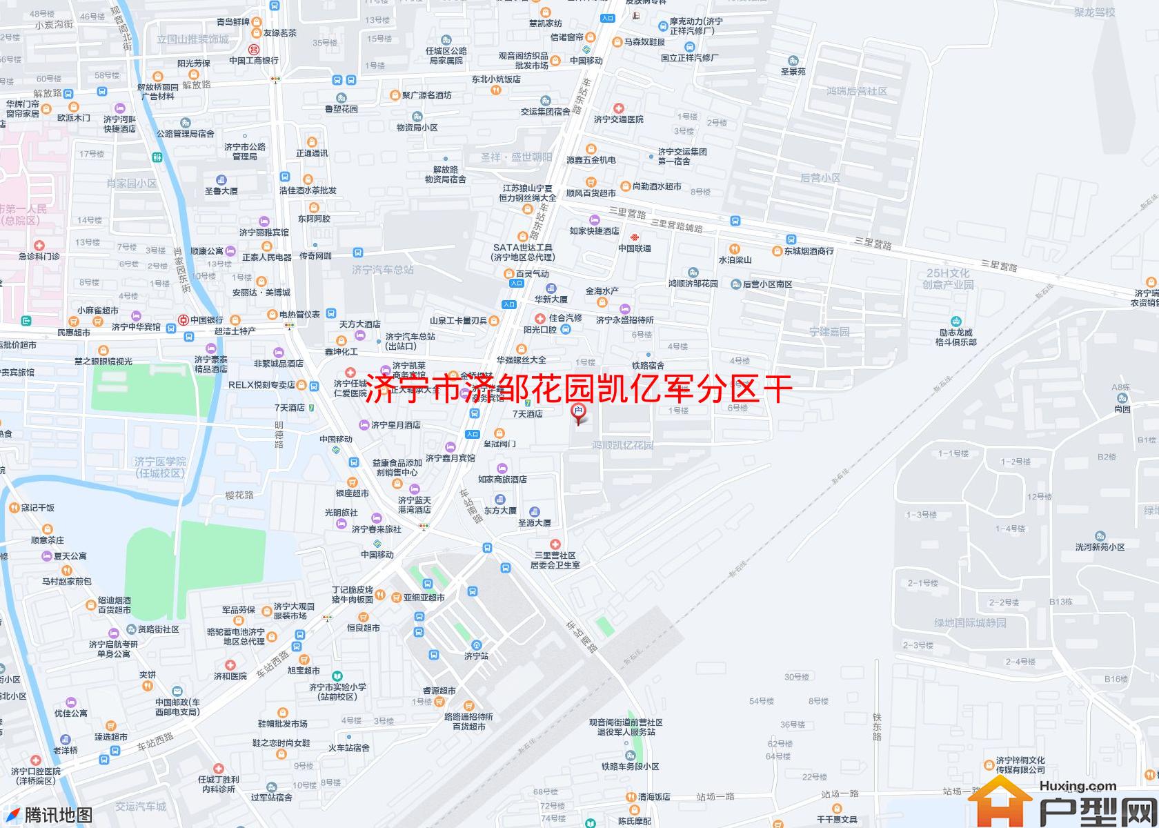 济邹花园凯亿军分区干小区 - 户型网