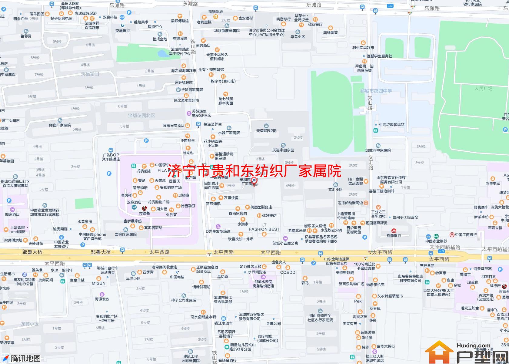 贵和东纺织厂家属院小区 - 户型网