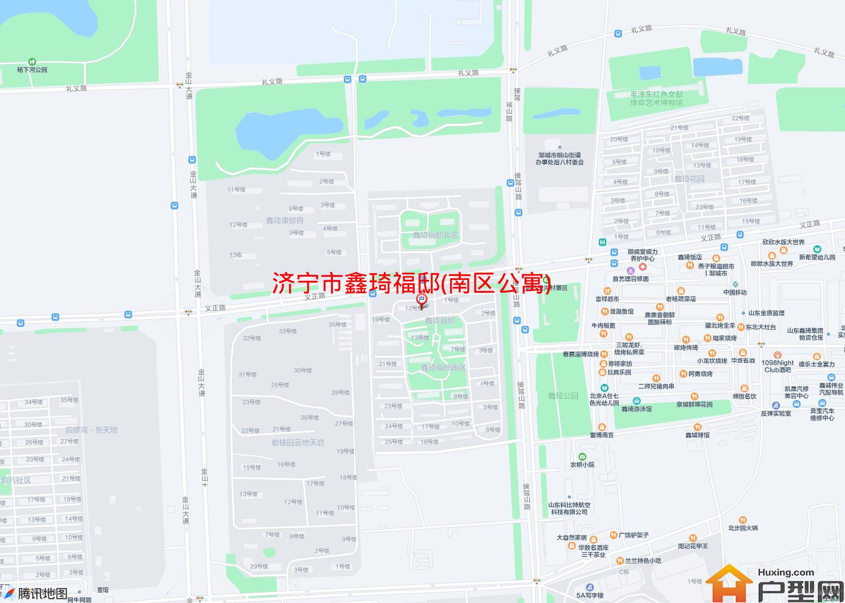 鑫琦福邸(南区公寓)小区 - 户型网
