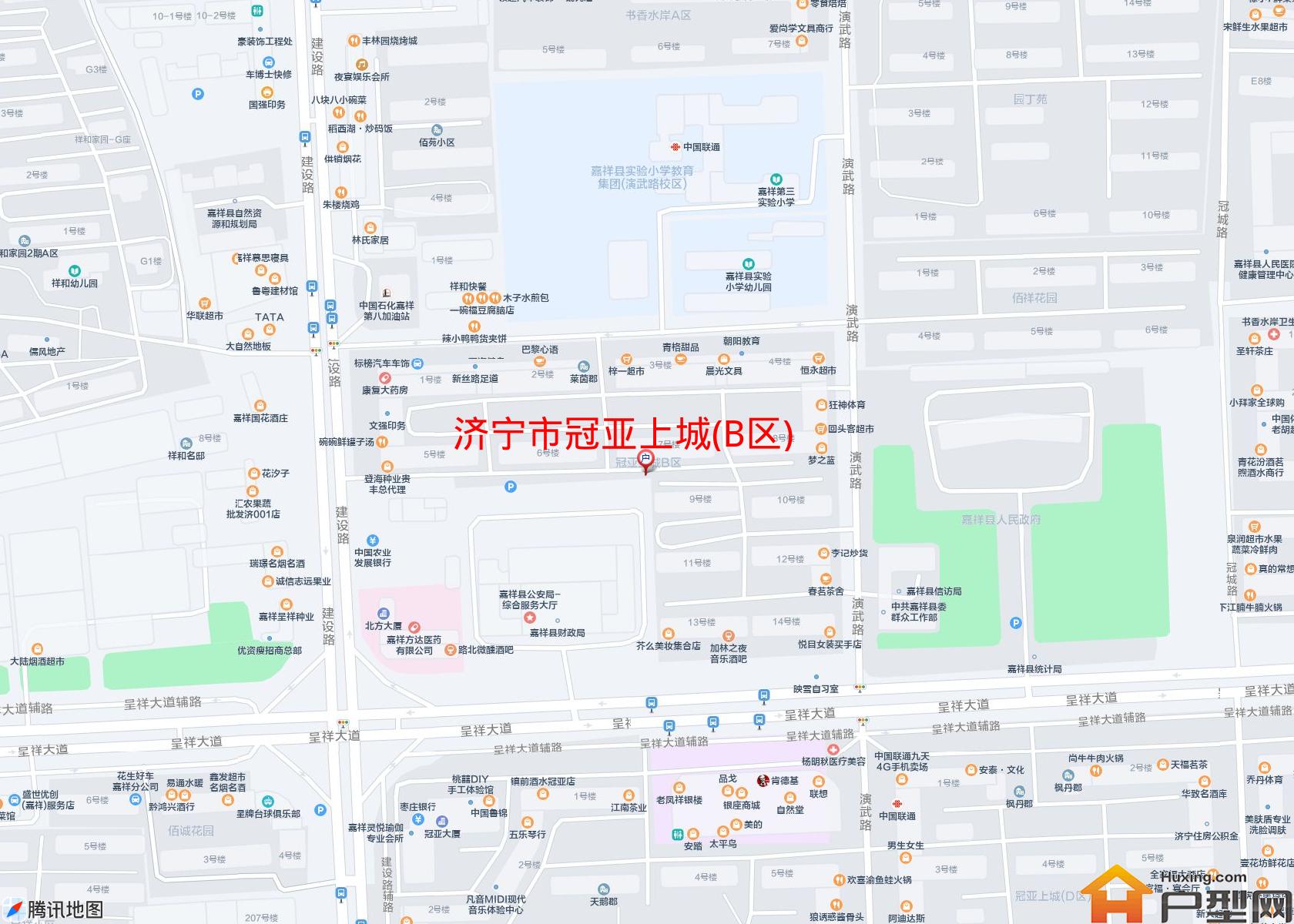 冠亚上城(B区)小区 - 户型网