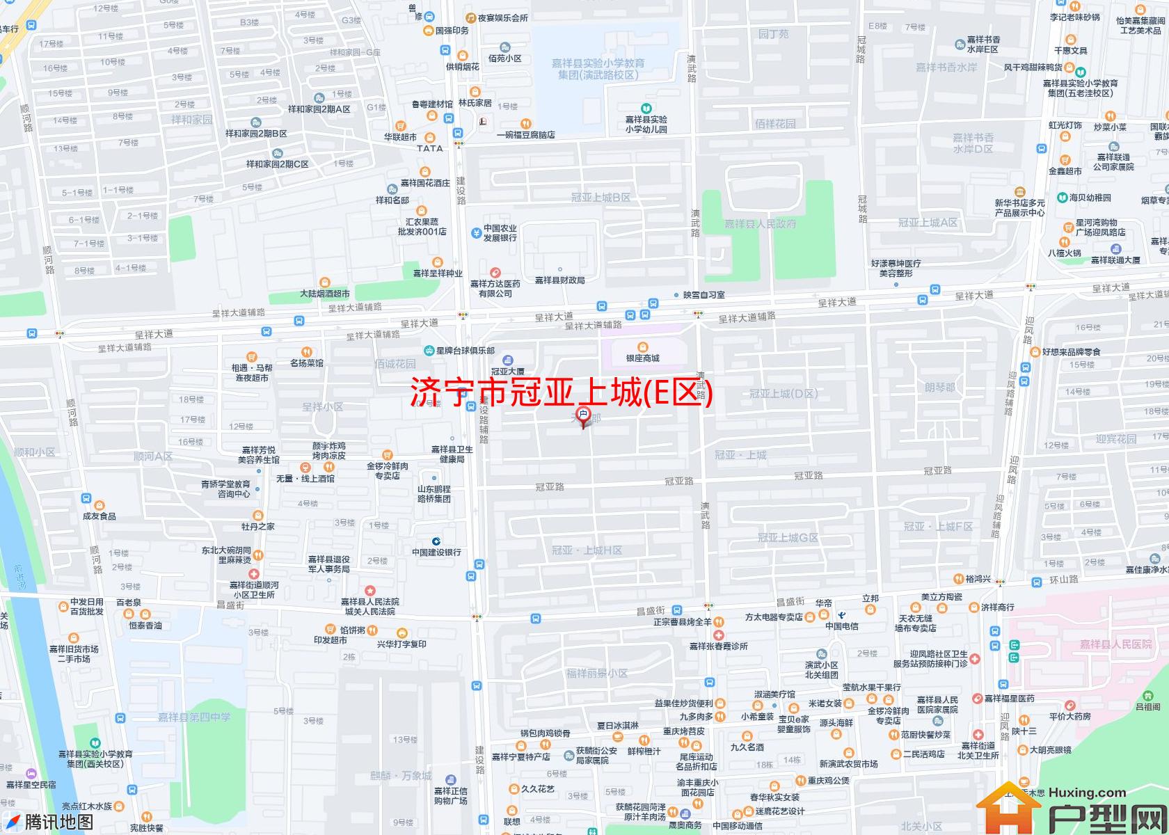 冠亚上城(E区)小区 - 户型网