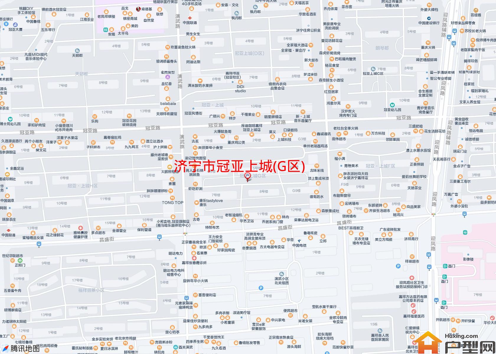 冠亚上城(G区)小区 - 户型网