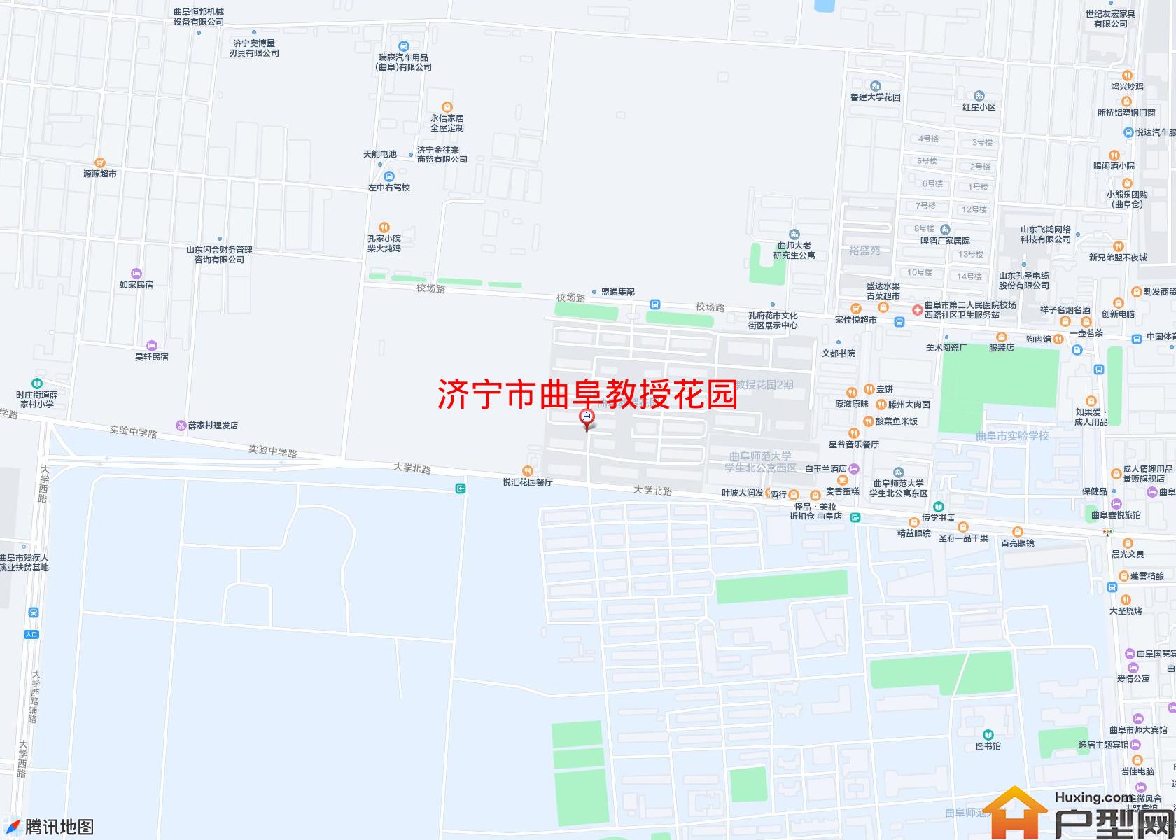 曲阜教授花园小区 - 户型网