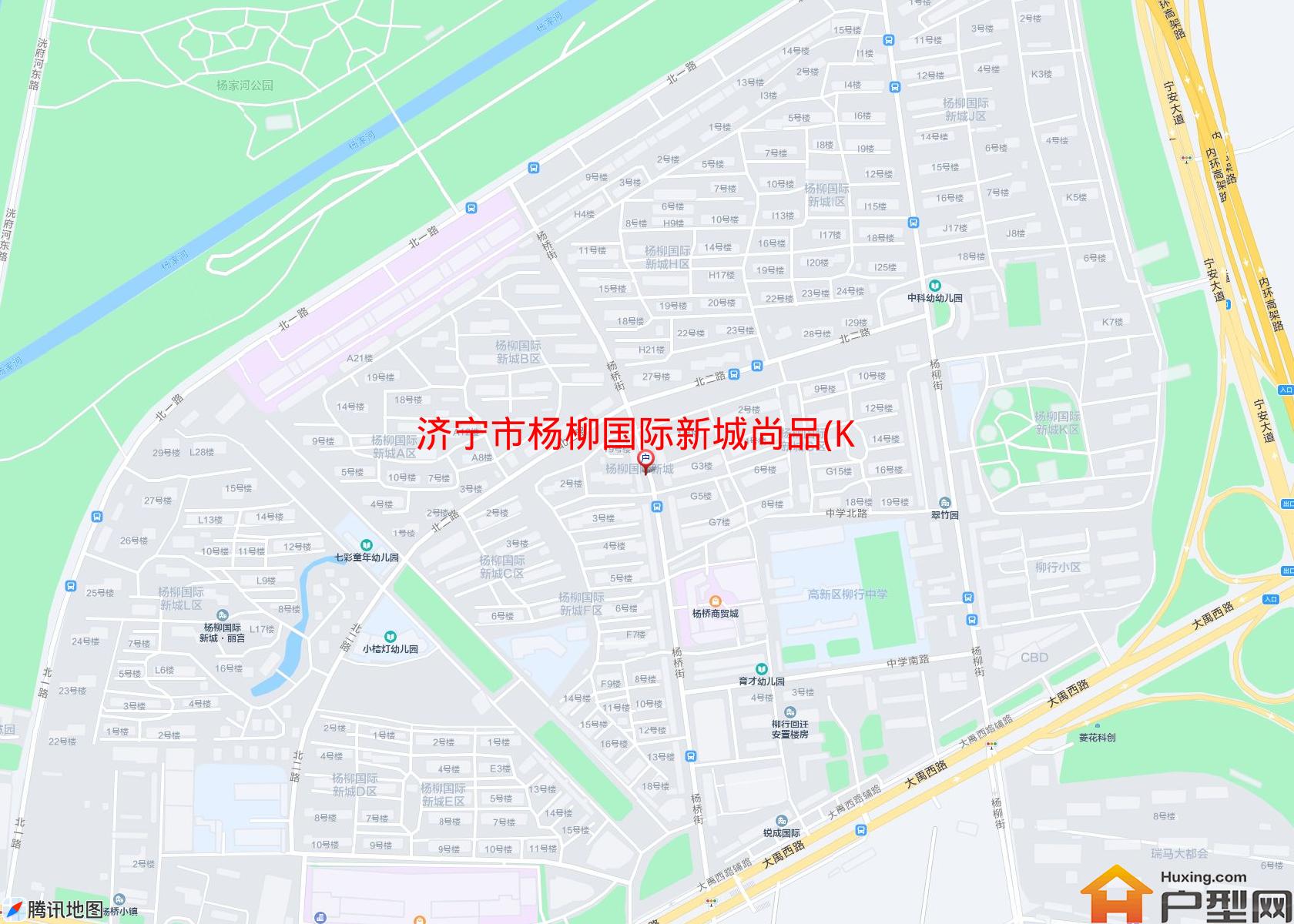 杨柳国际新城尚品(K区)小区 - 户型网