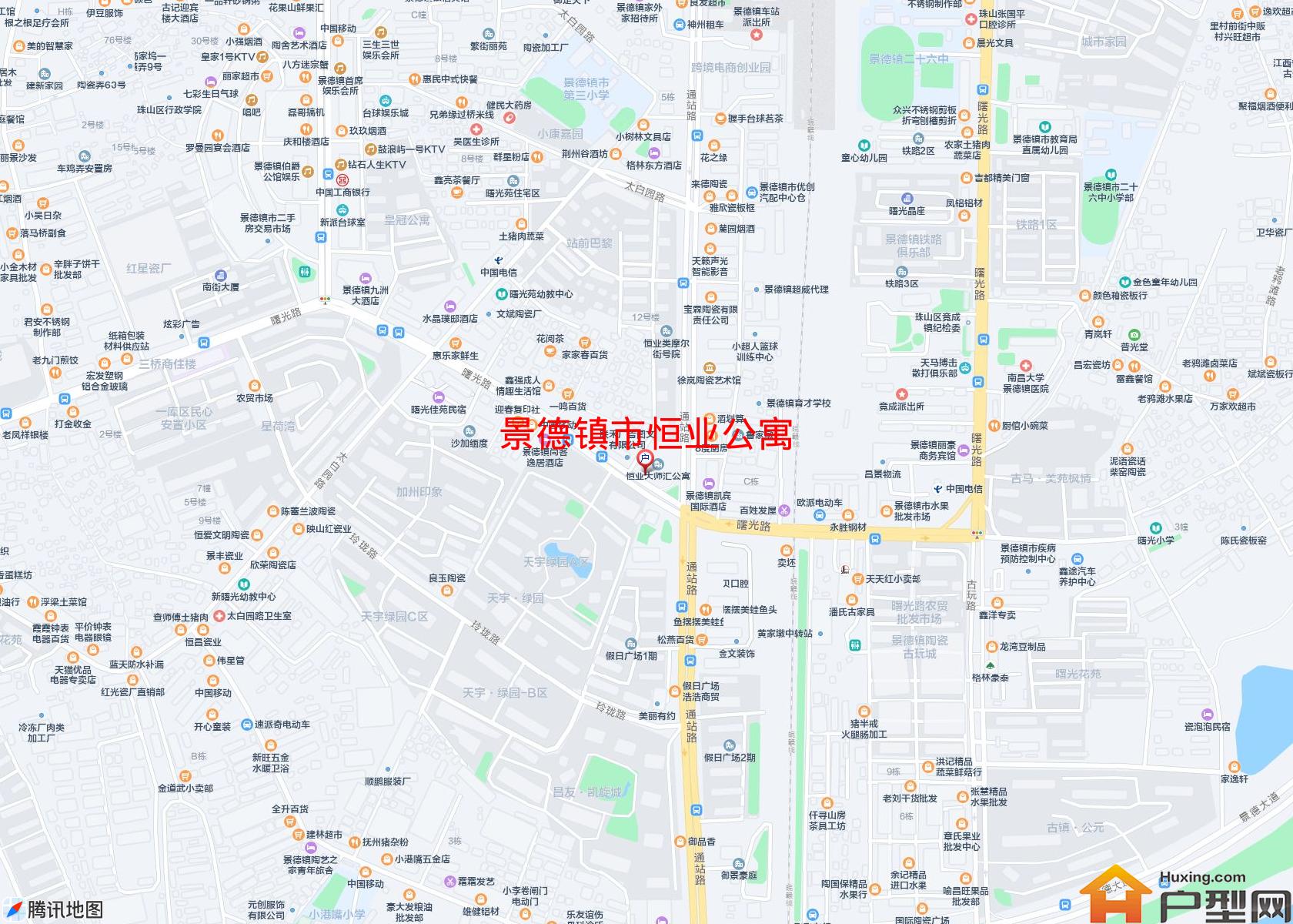 恒业公寓小区 - 户型网