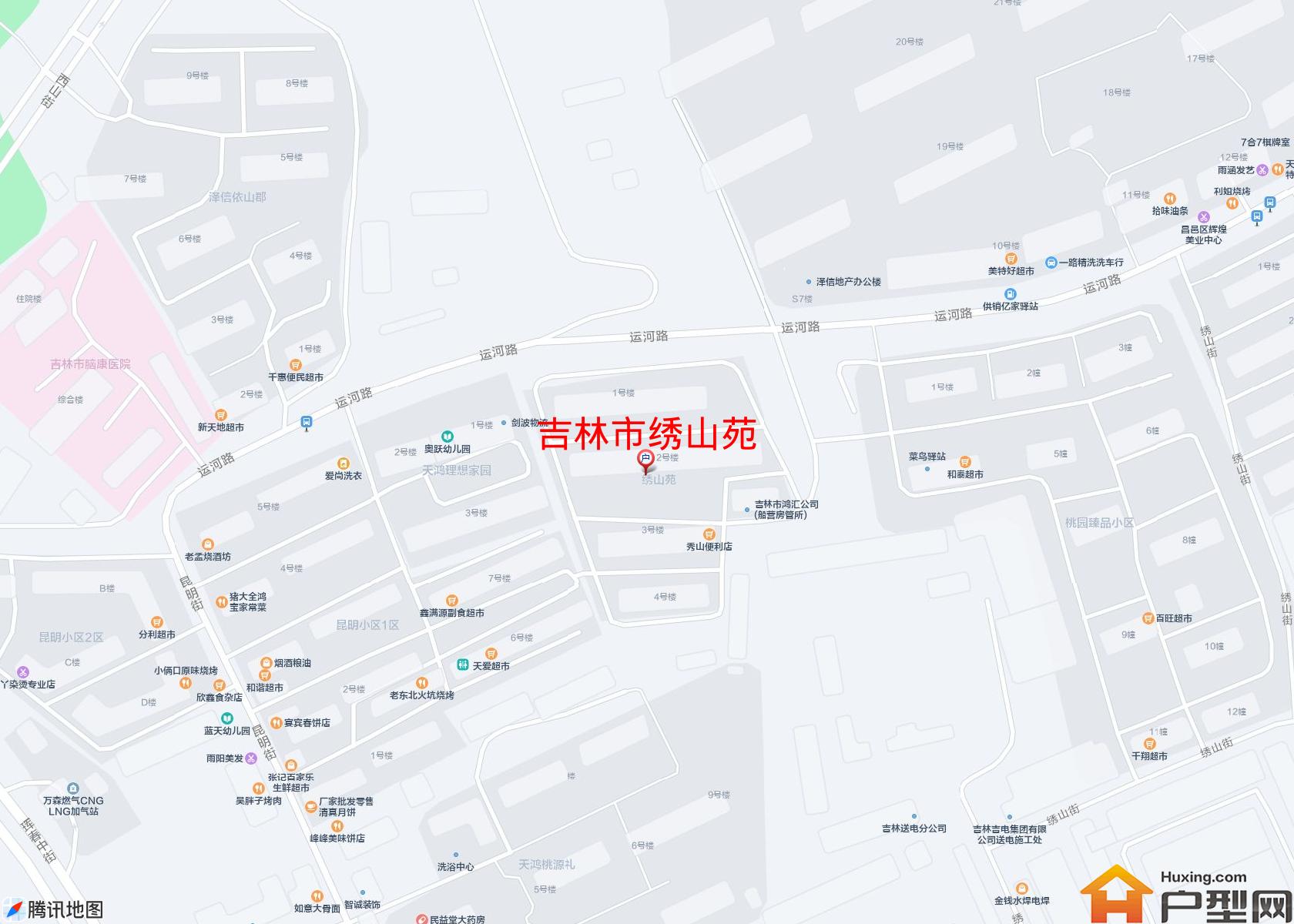 绣山苑小区 - 户型网