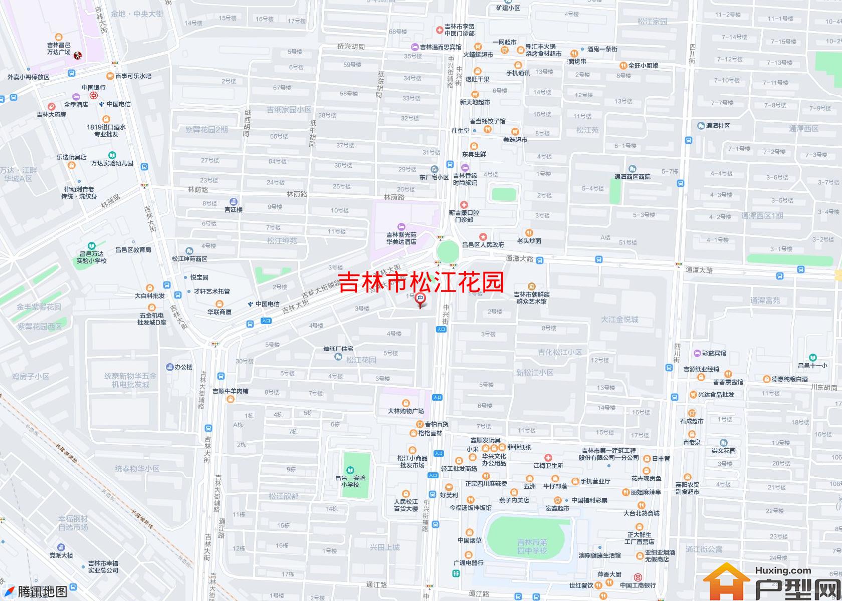 松江花园小区 - 户型网