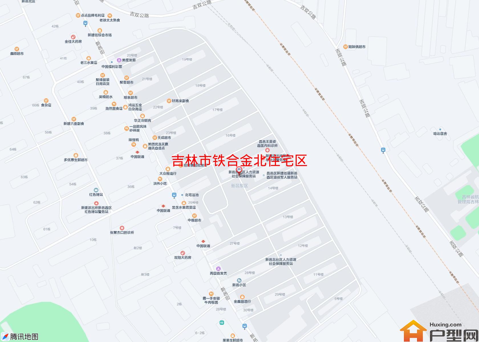 铁合金北住宅区小区 - 户型网