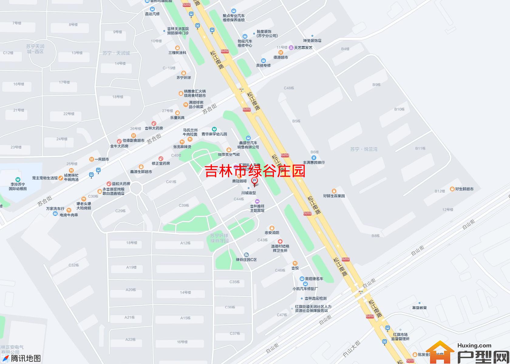 绿谷庄园小区 - 户型网