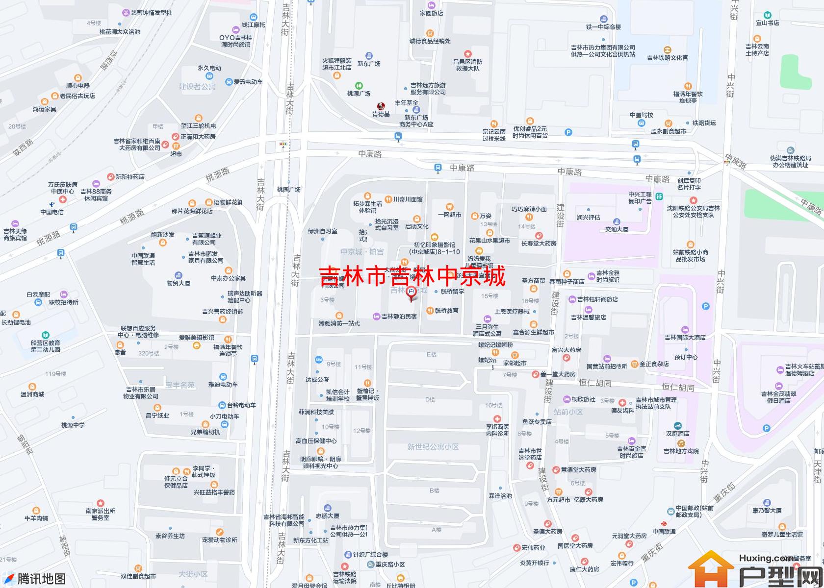 吉林中京城小区 - 户型网