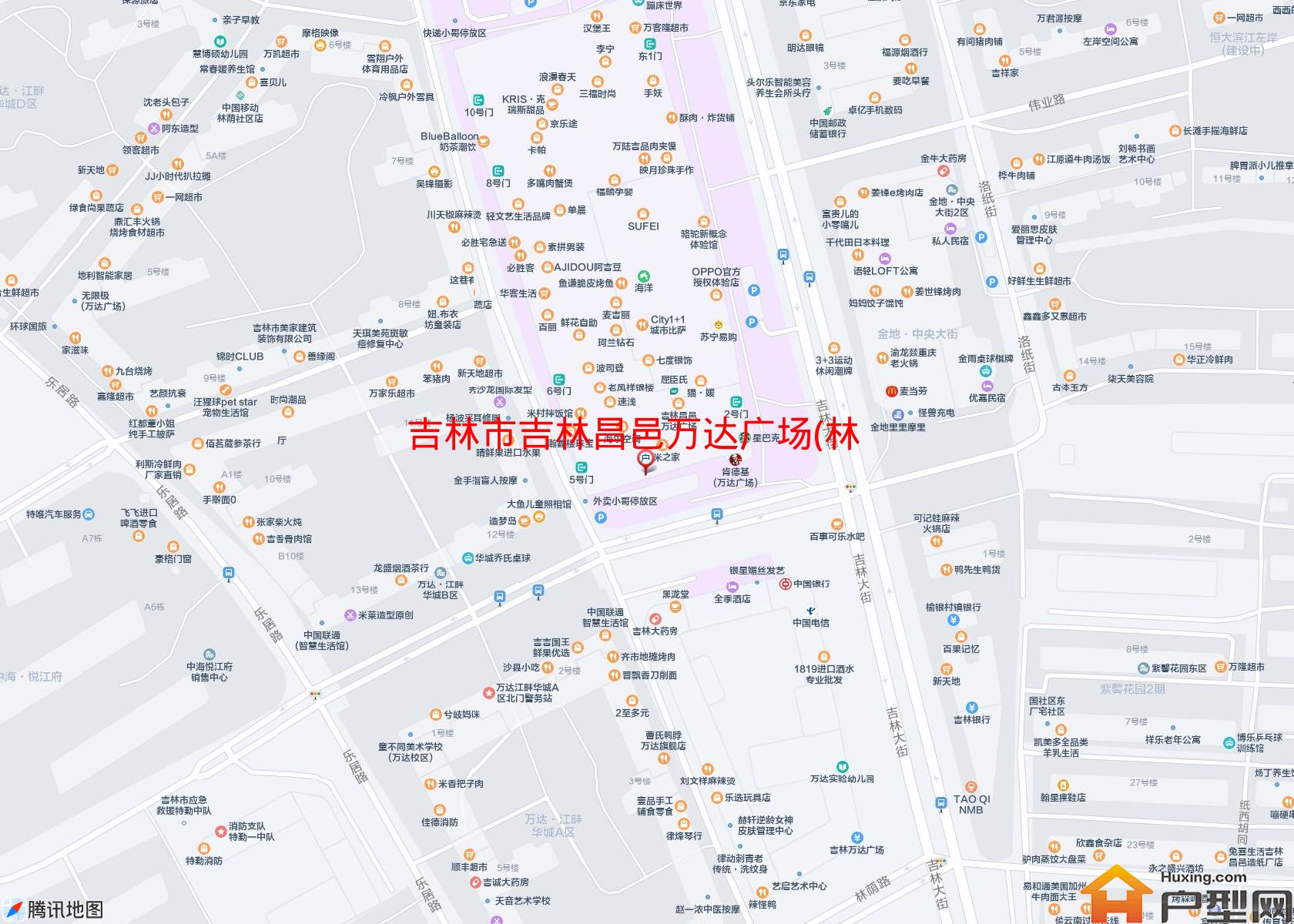 吉林昌邑万达广场(林荫路)小区 - 户型网