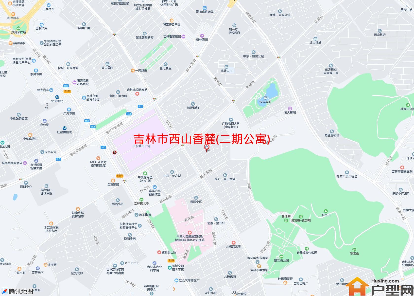 西山香麓(二期公寓)小区 - 户型网