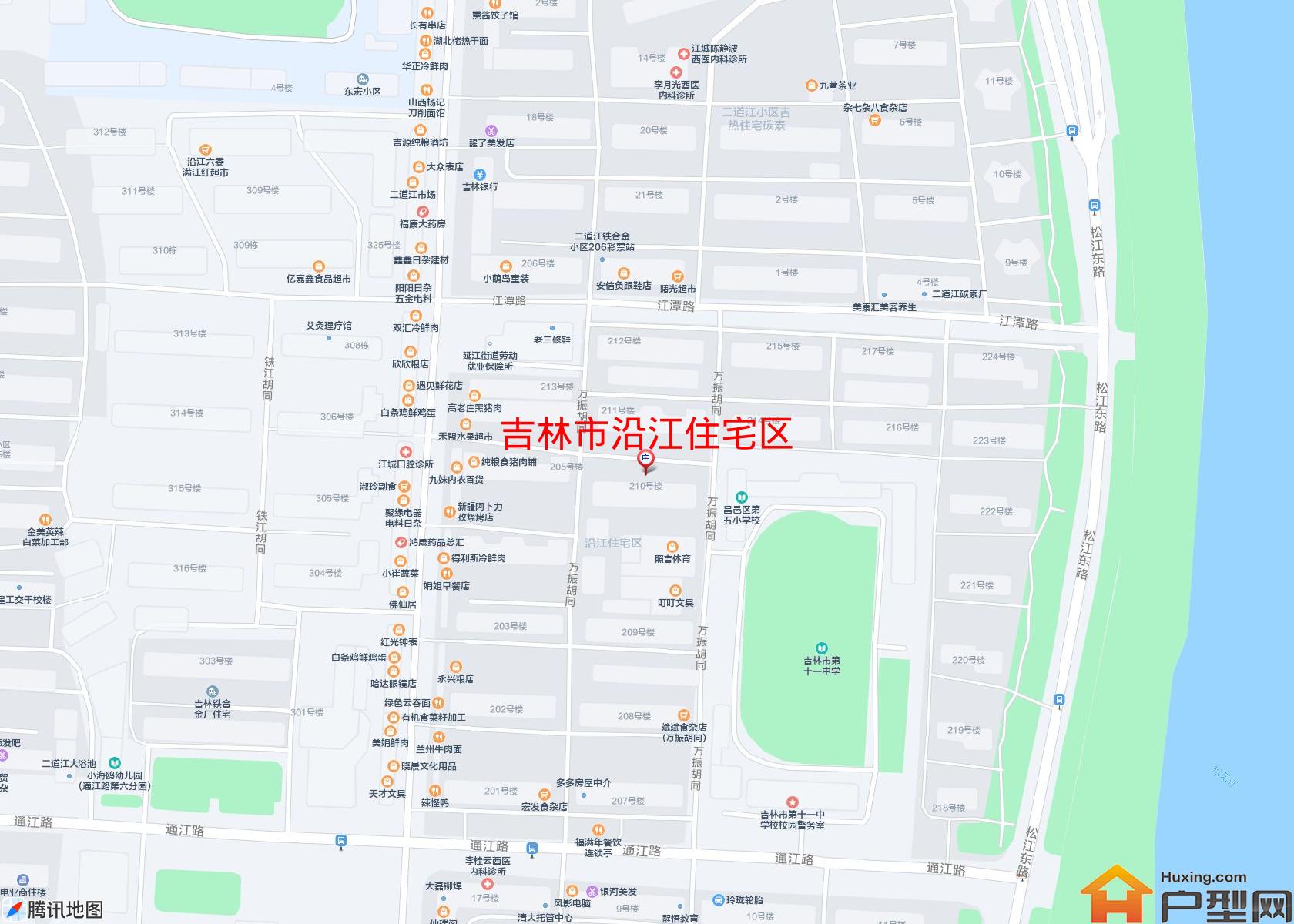 沿江住宅区小区 - 户型网