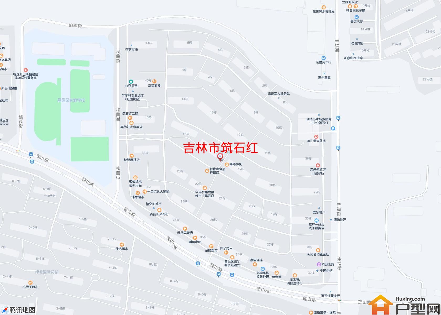 筑石红小区 - 户型网