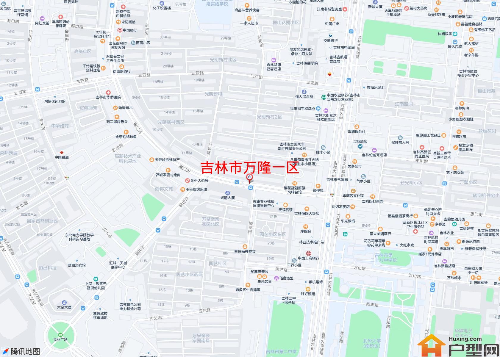 万隆一区小区 - 户型网