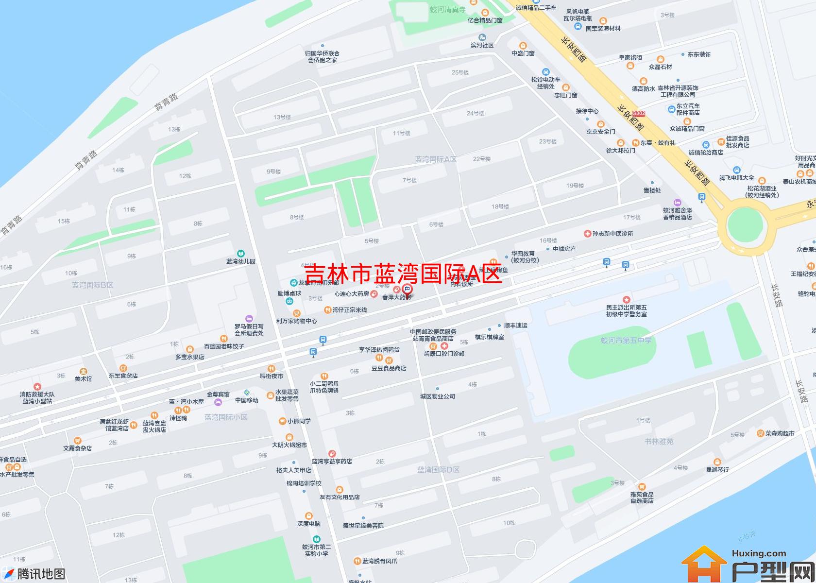 蓝湾国际A区小区 - 户型网