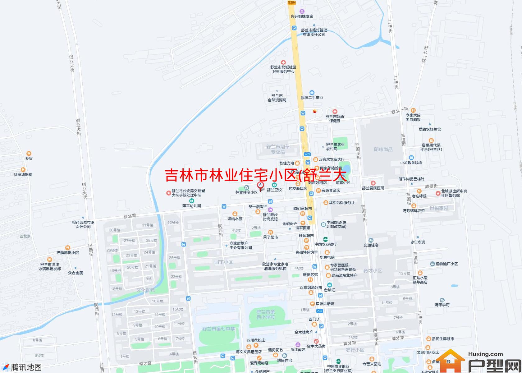 林业住宅小区(舒兰大街)小区 - 户型网
