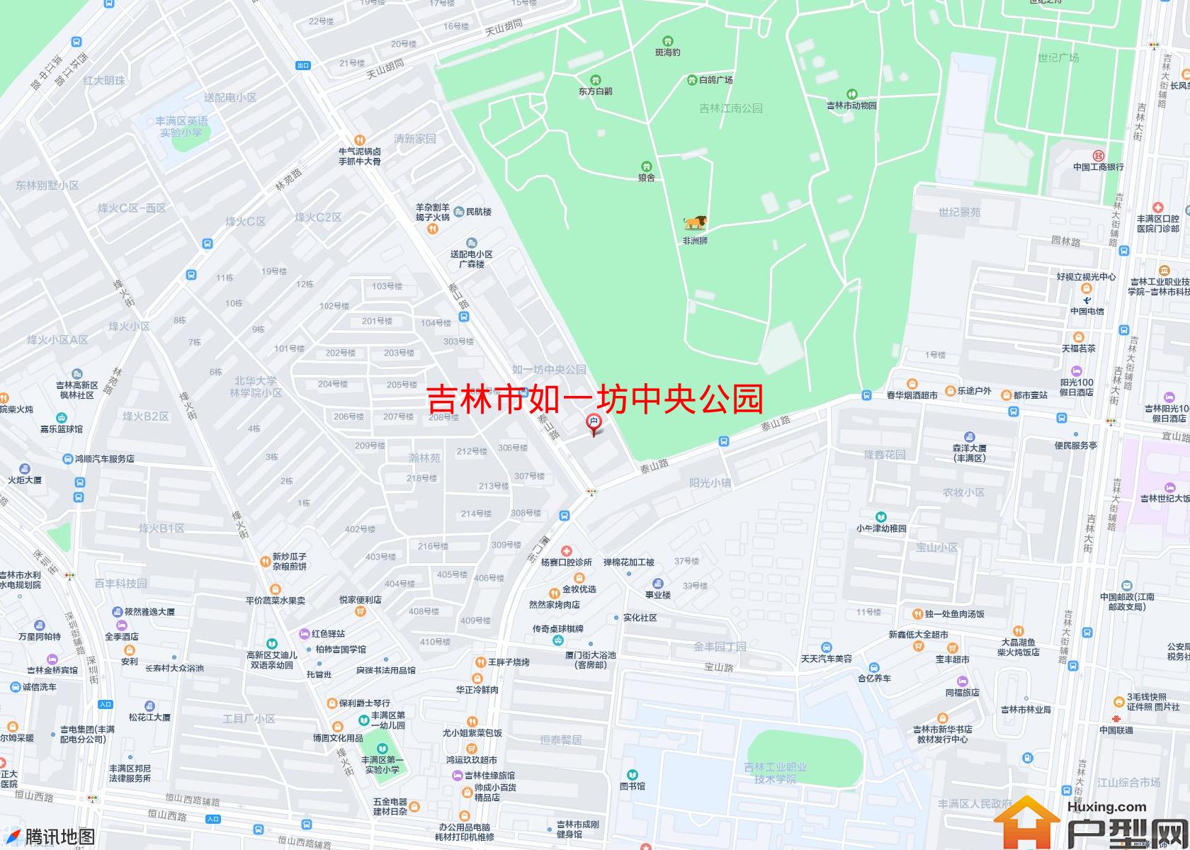 如一坊中央公园小区 - 户型网