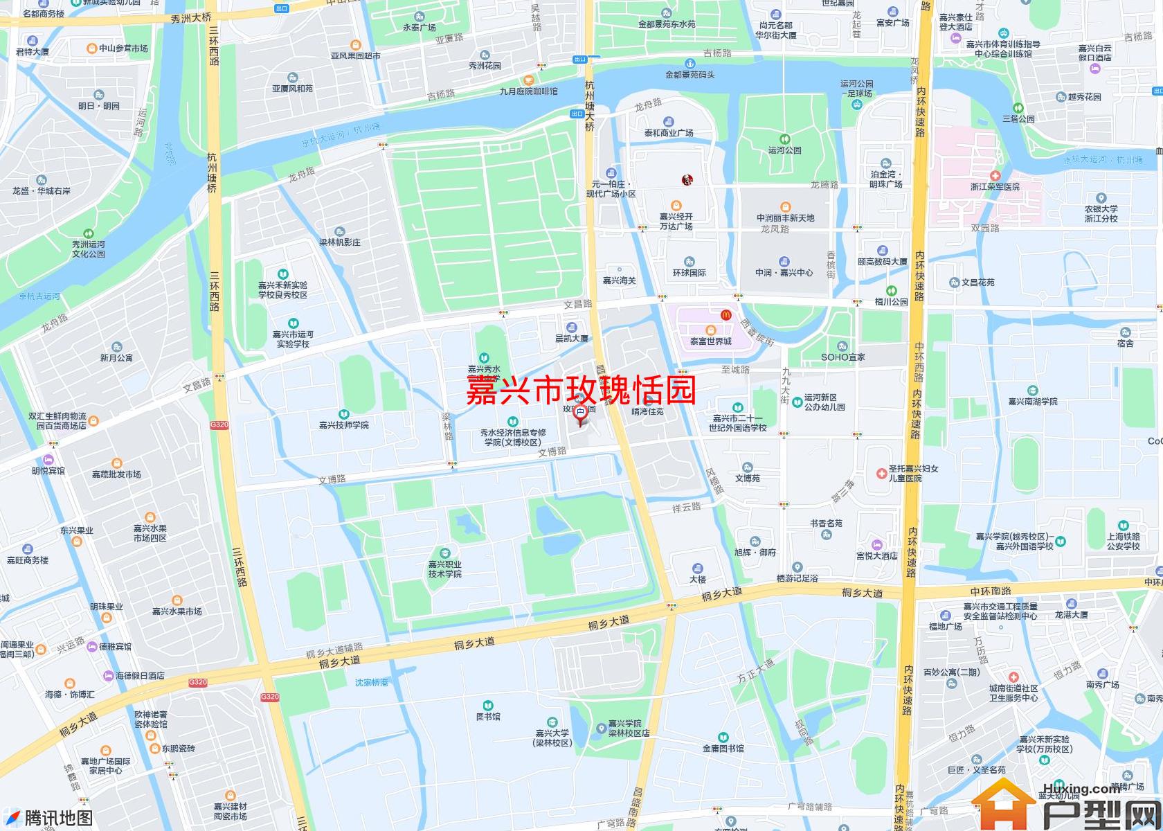 玫瑰恬园小区 - 户型网