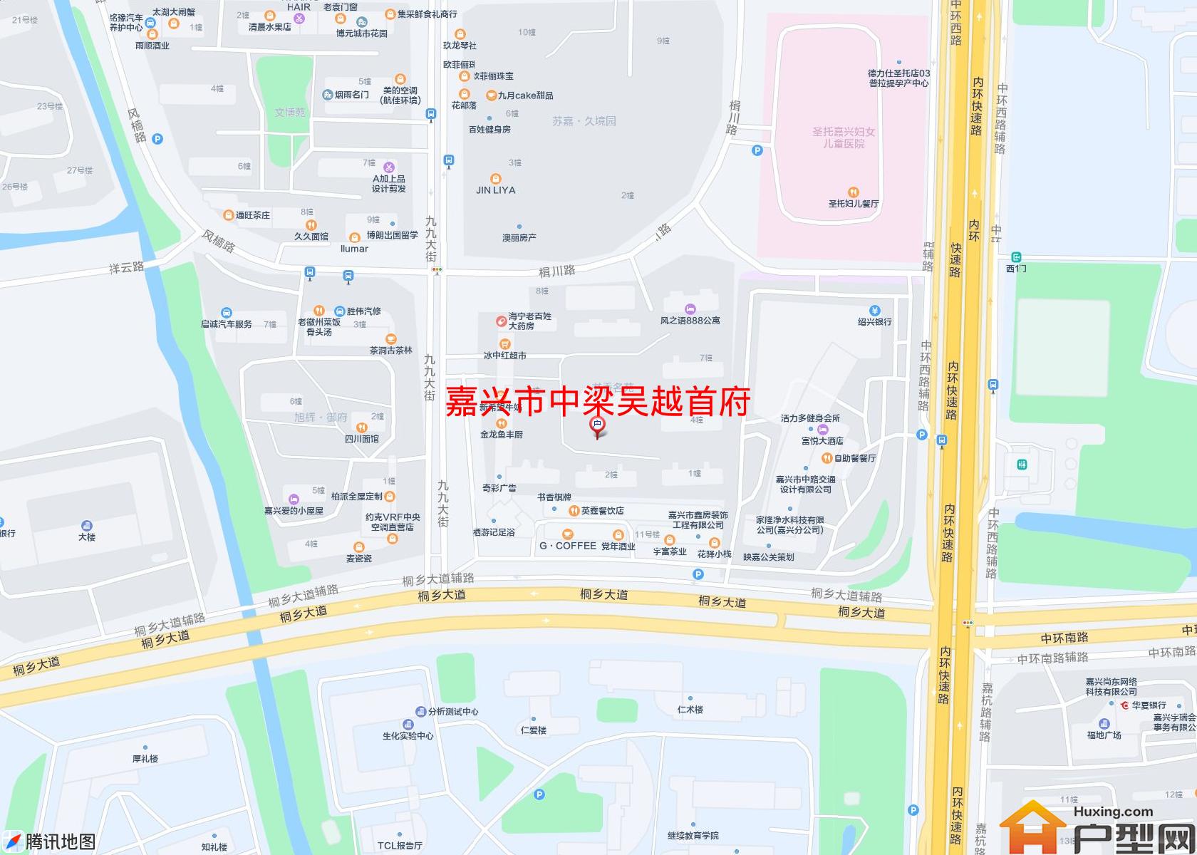 中梁吴越首府小区 - 户型网