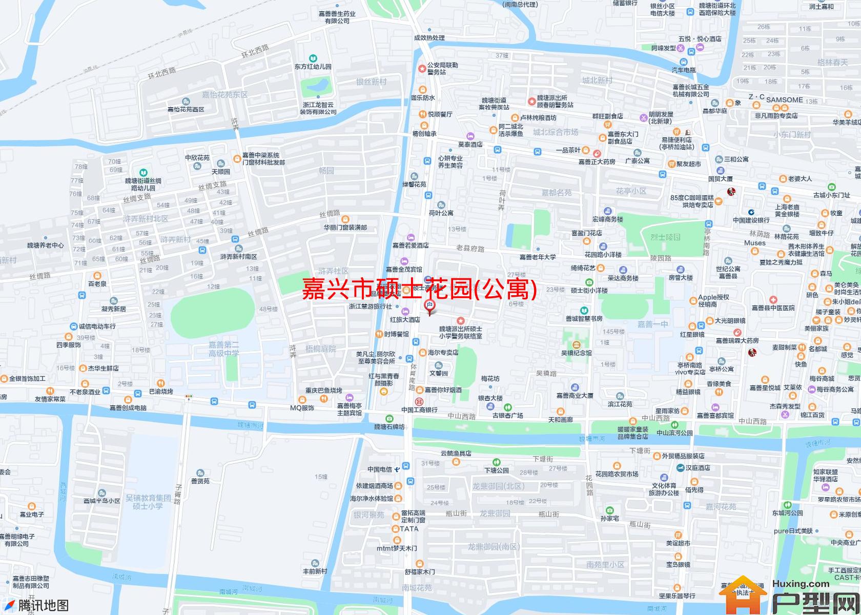 硕士花园(公寓)小区 - 户型网