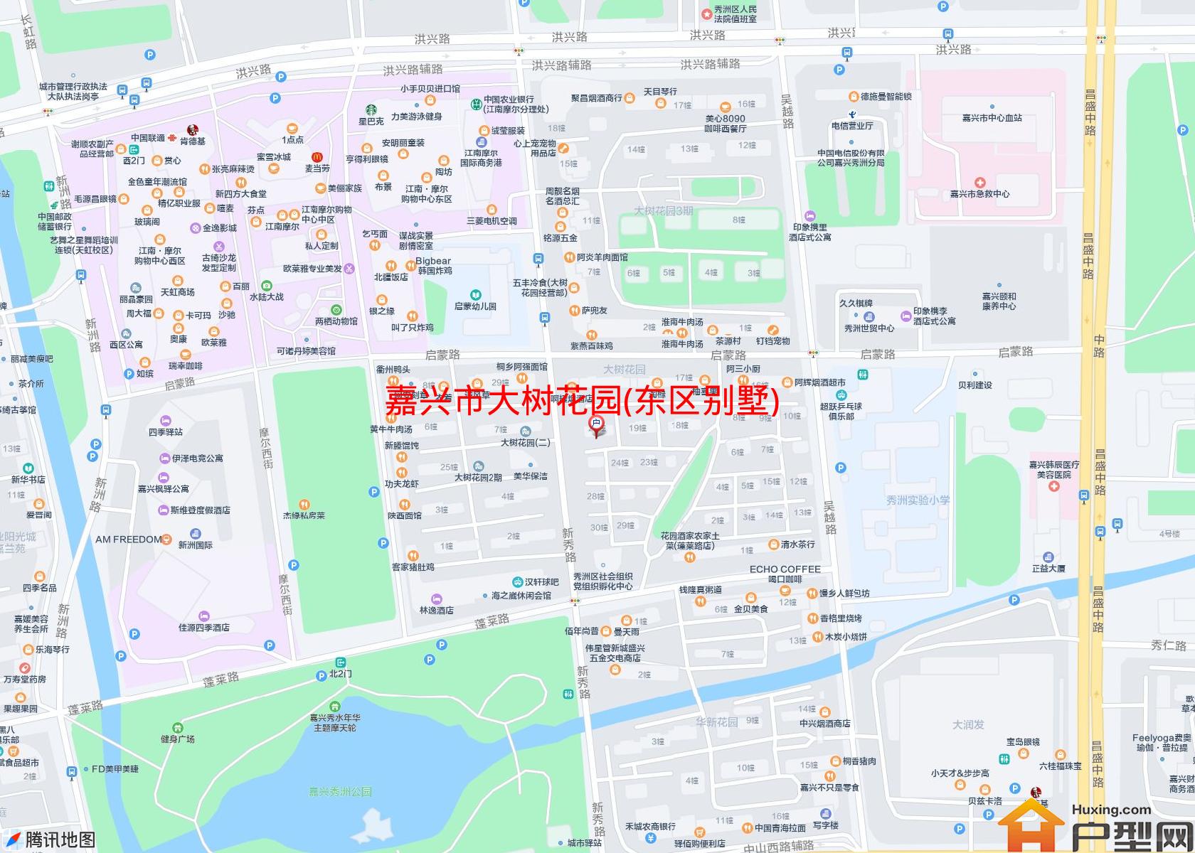 大树花园(东区别墅)小区 - 户型网