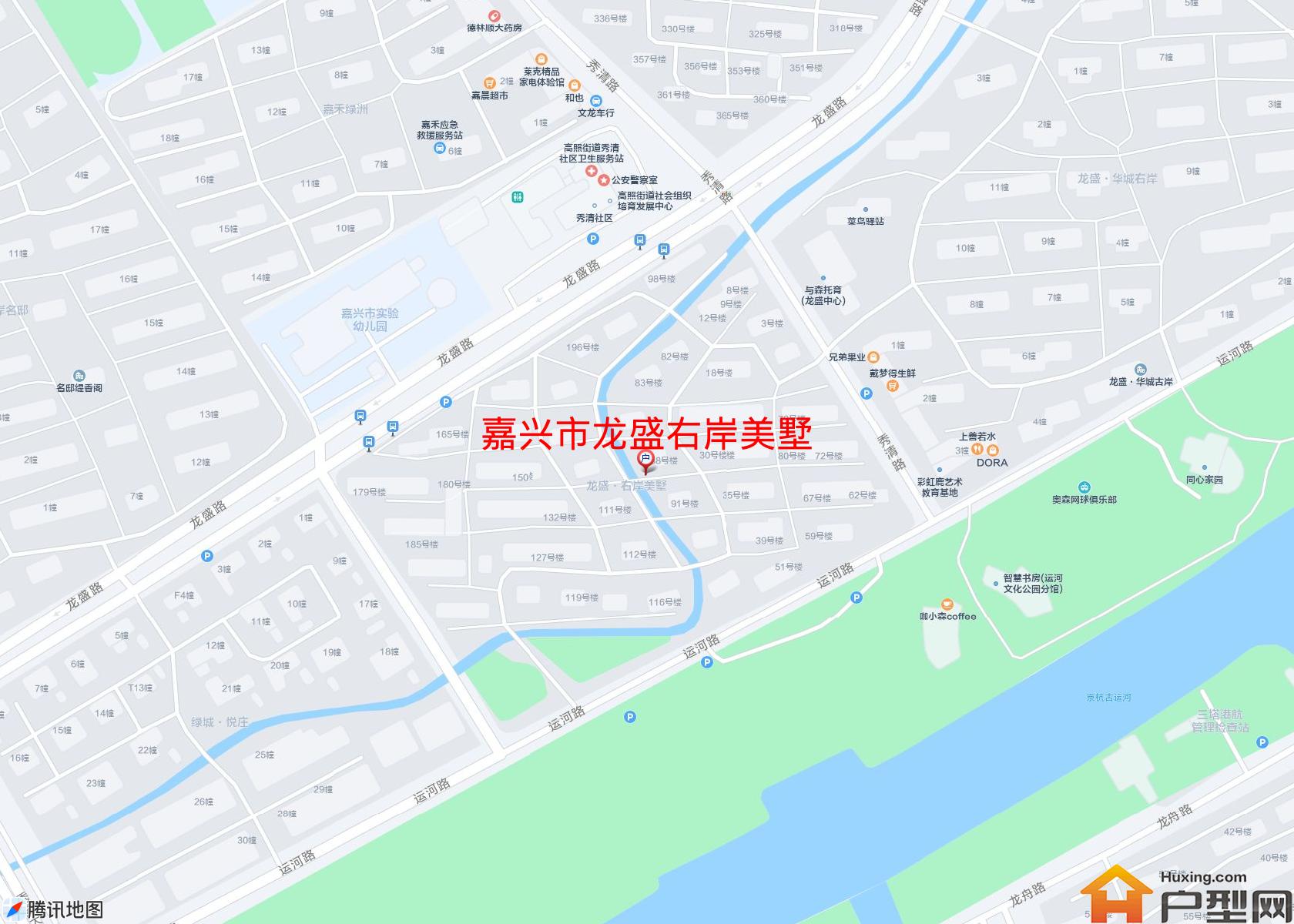 龙盛右岸美墅小区 - 户型网
