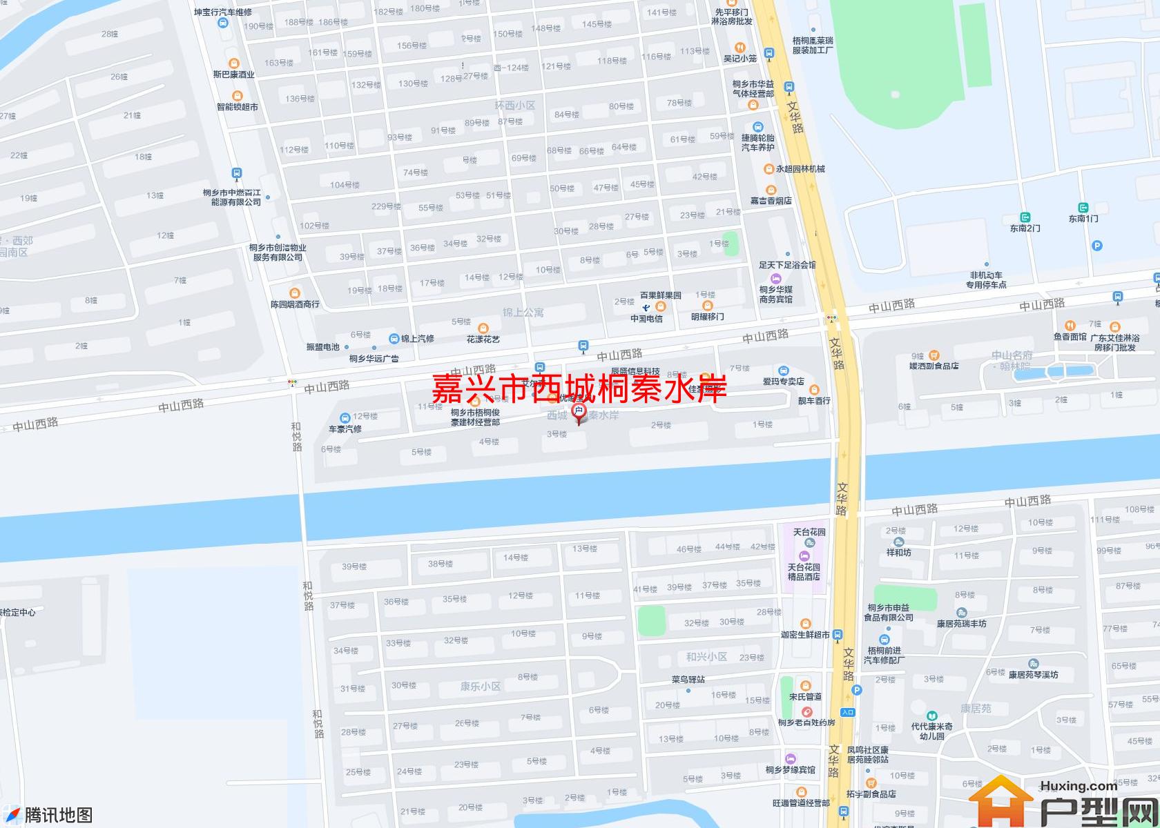 西城桐秦水岸小区 - 户型网