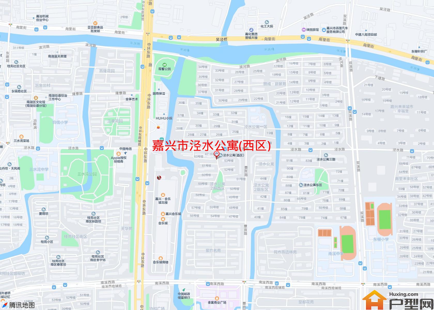 泾水公寓(西区)小区 - 户型网