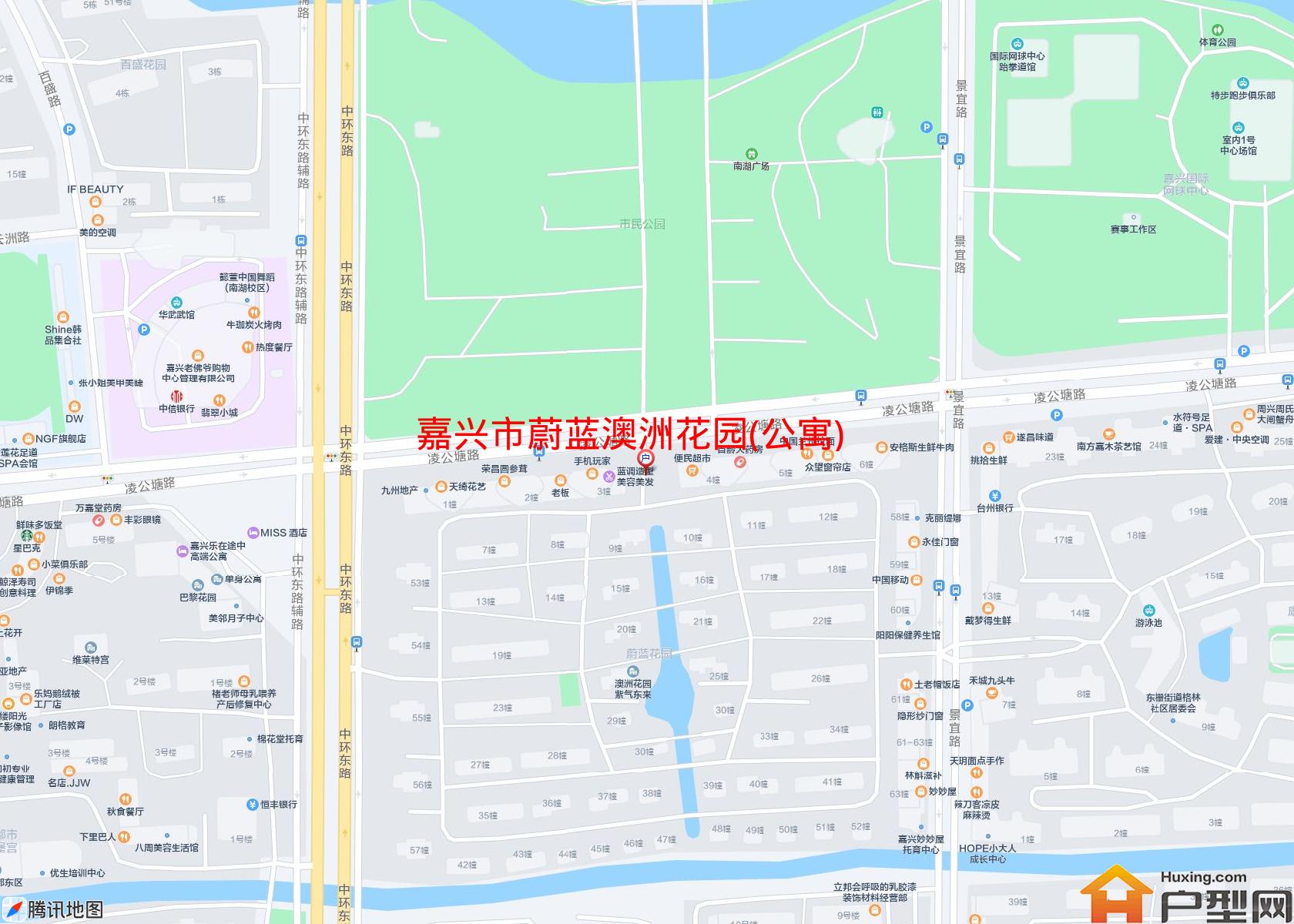 蔚蓝澳洲花园(公寓)小区 - 户型网