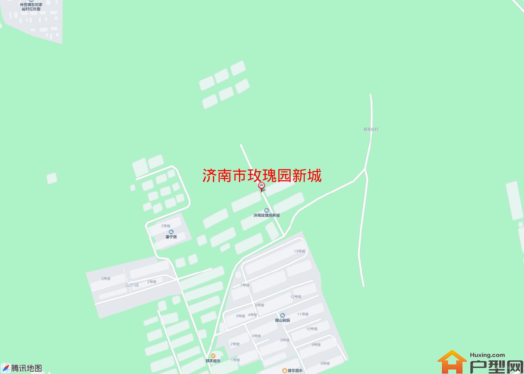 玫瑰园新城小区 - 户型网