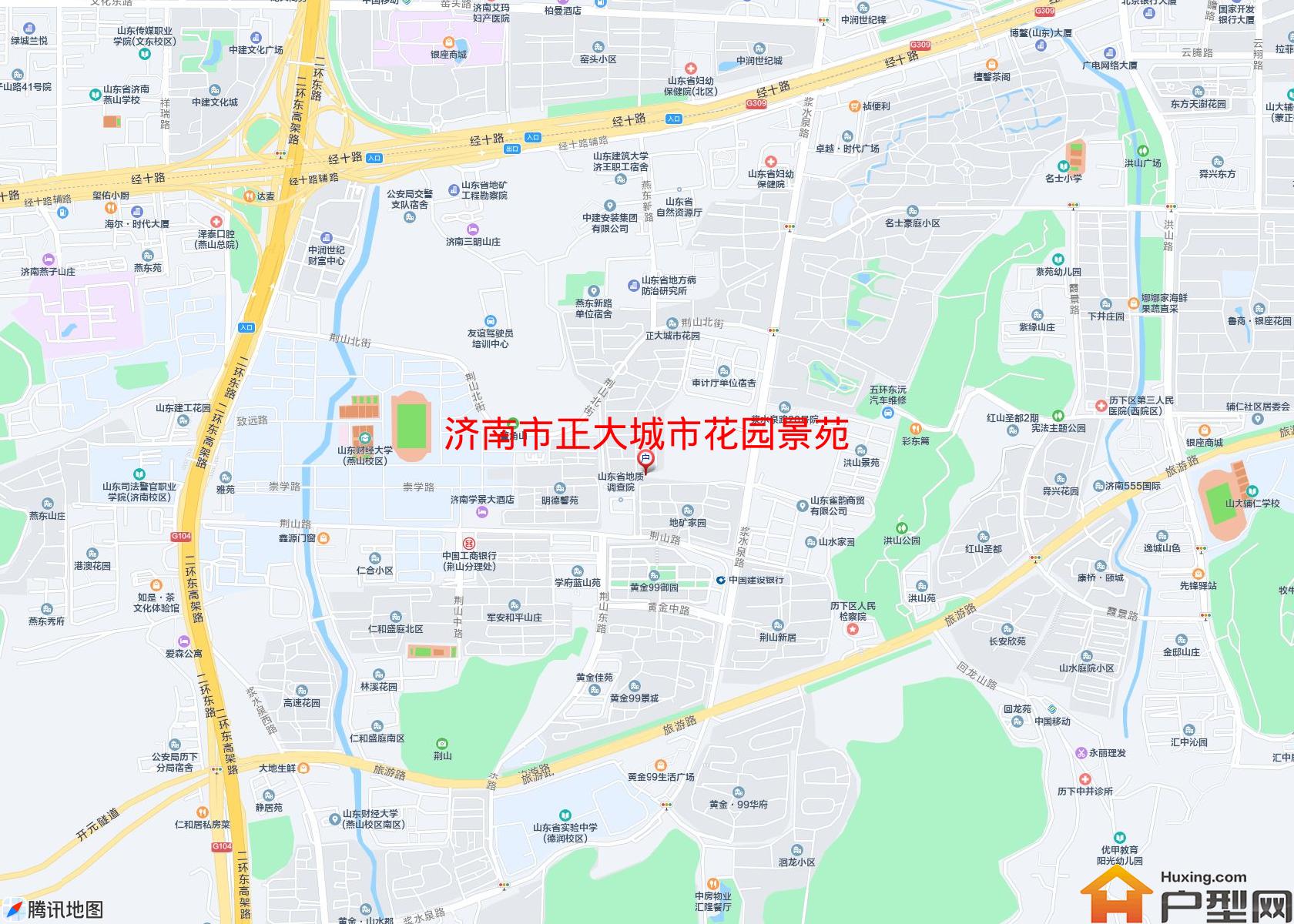 正大城市花园景苑小区 - 户型网