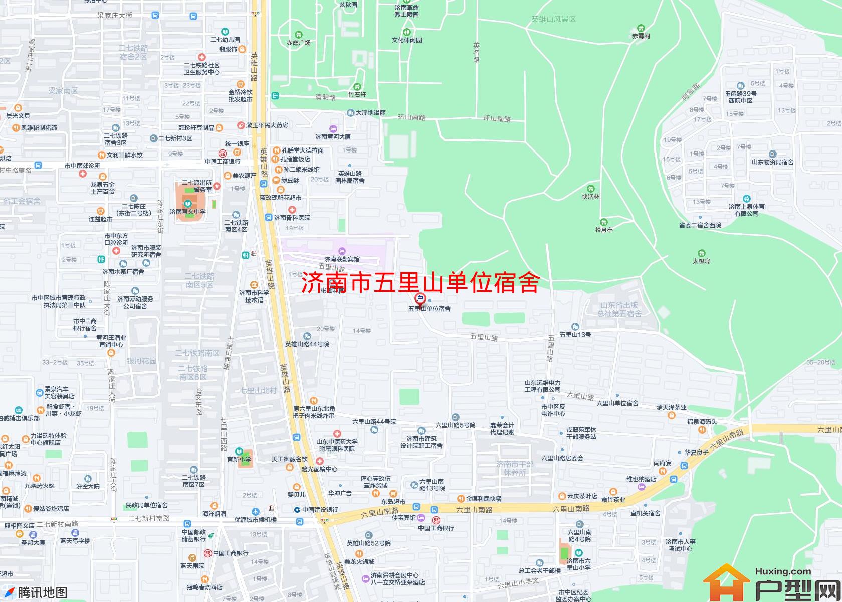 五里山单位宿舍小区 - 户型网