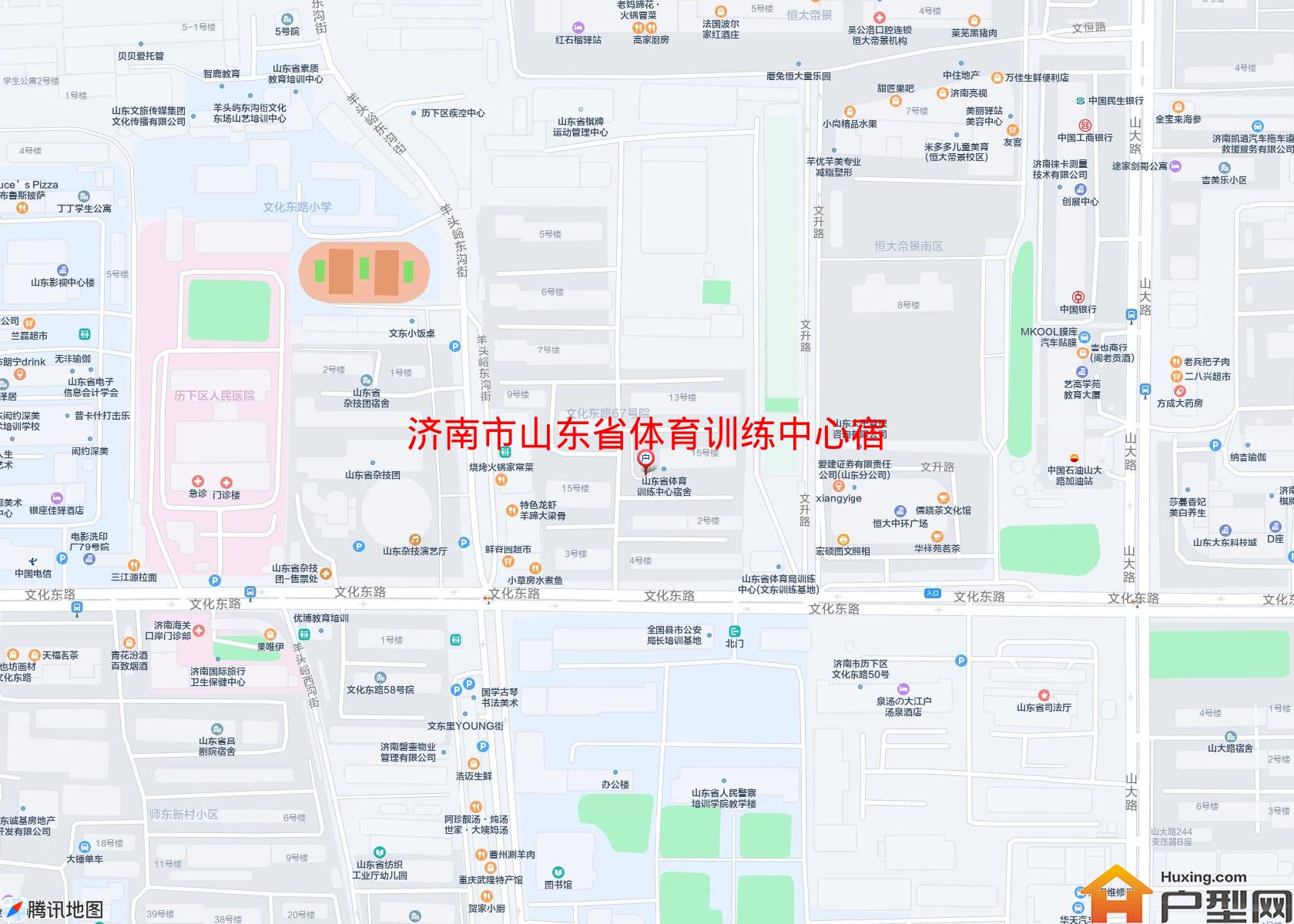 山东省体育训练中心宿舍小区 - 户型网