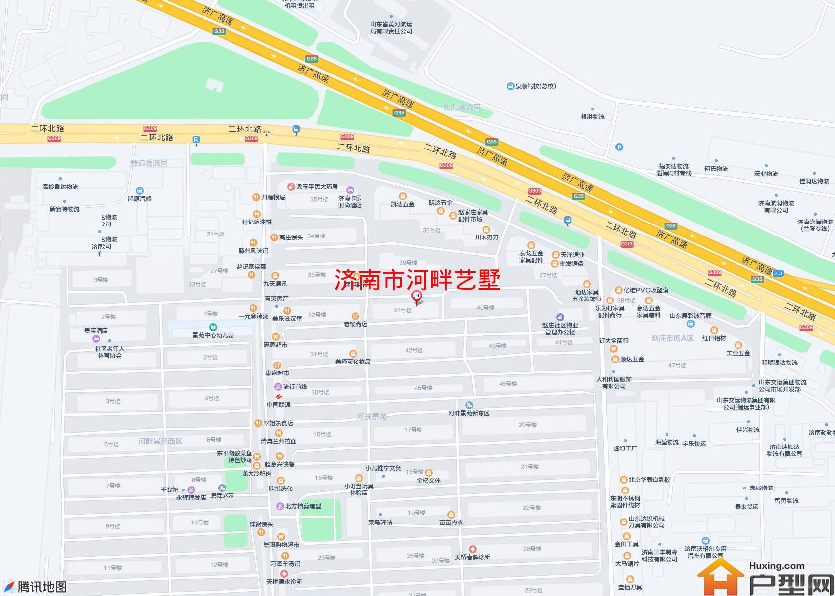 河畔艺墅小区 - 户型网