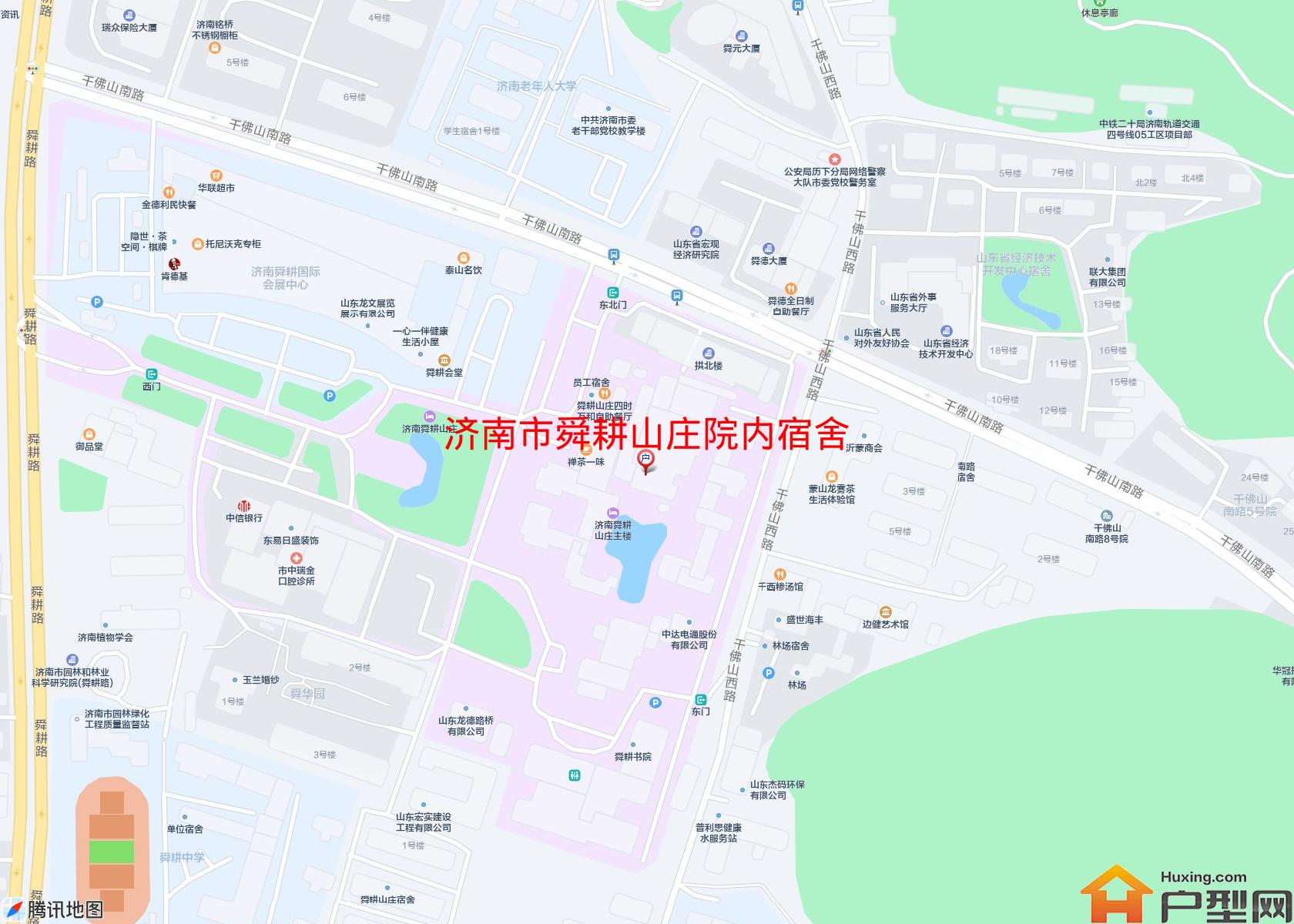 舜耕山庄院内宿舍小区 - 户型网