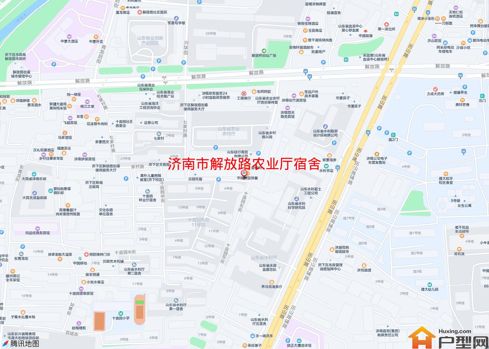 解放路农业厅宿舍小区 - 户型网