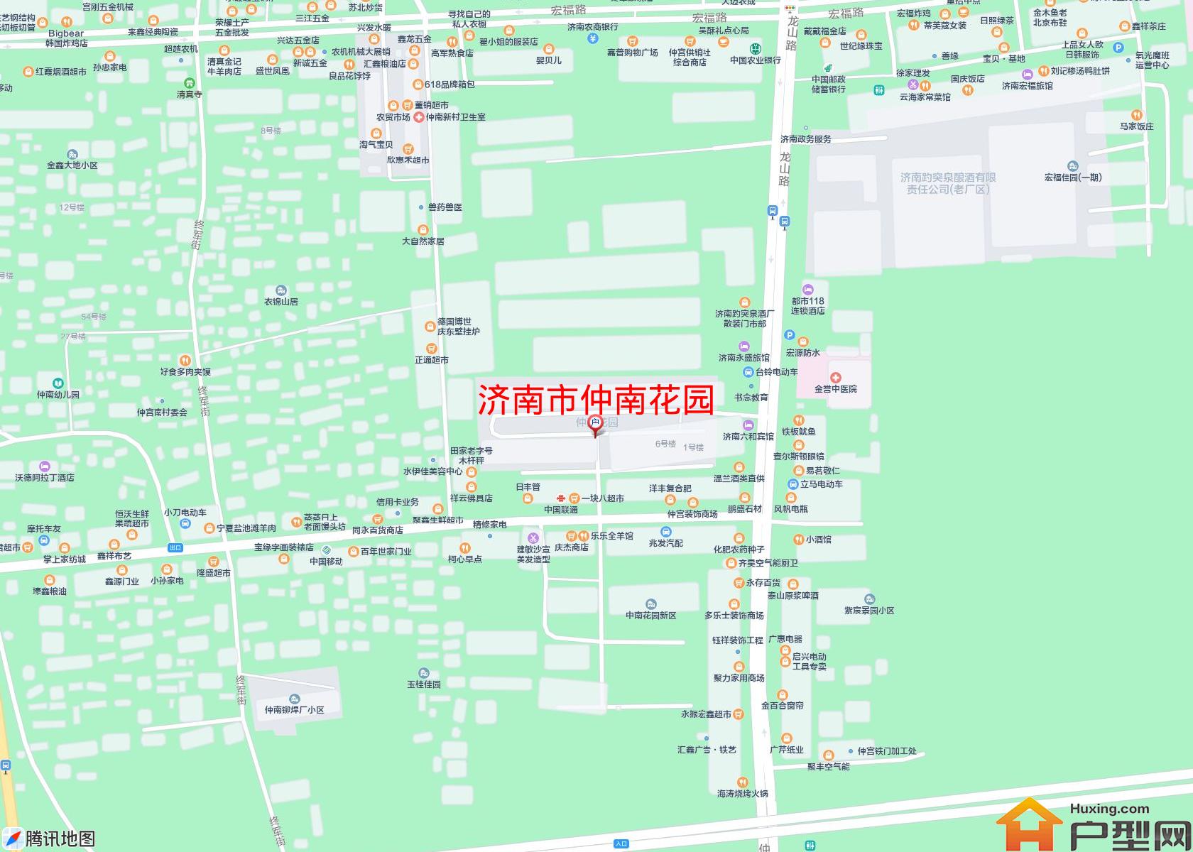 仲南花园小区 - 户型网