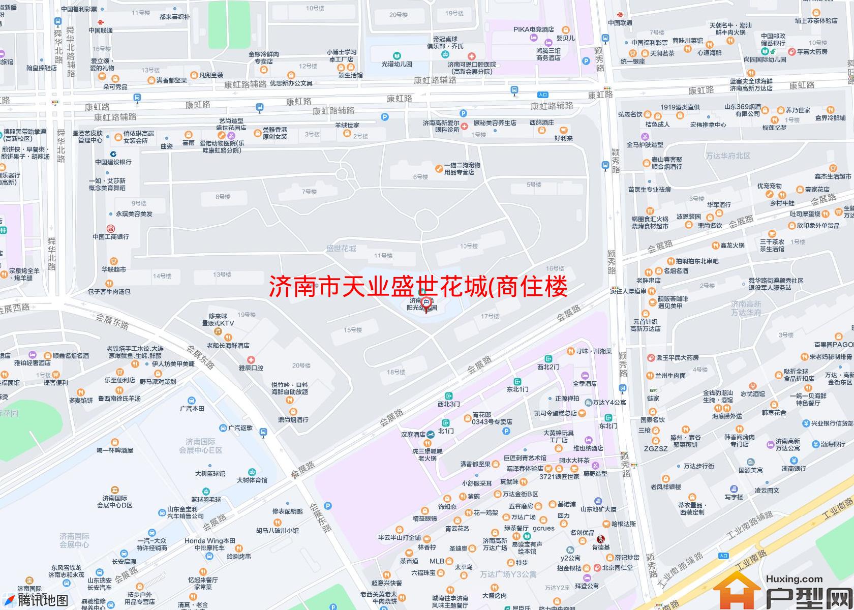 天业盛世花城(商住楼)小区 - 户型网