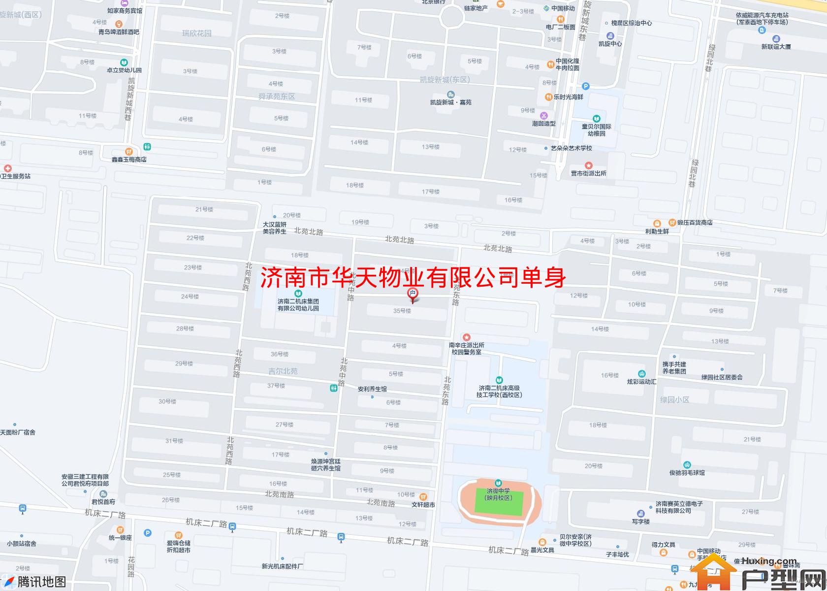 华天物业有限公司单身公寓小区 - 户型网