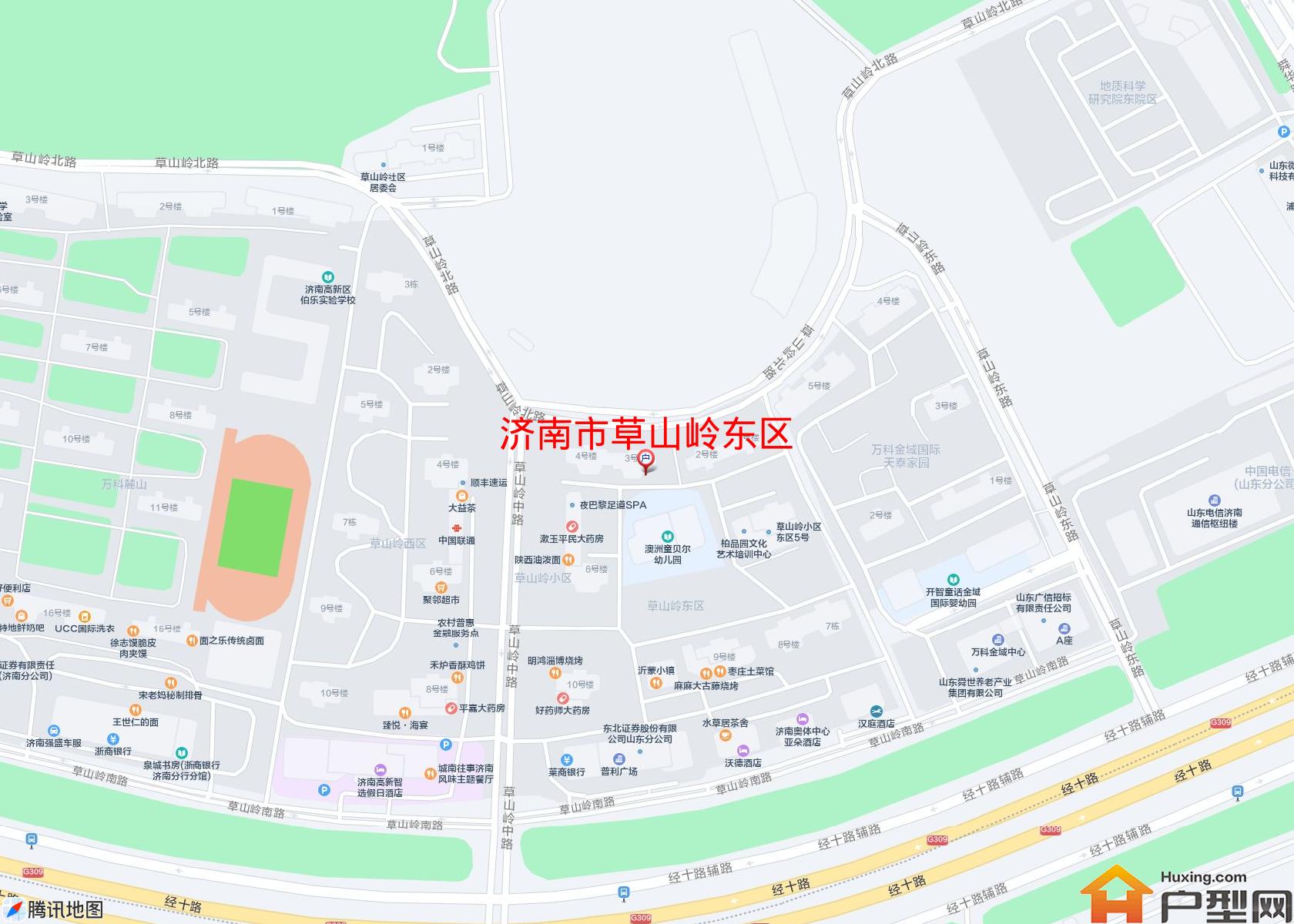 草山岭东区小区 - 户型网